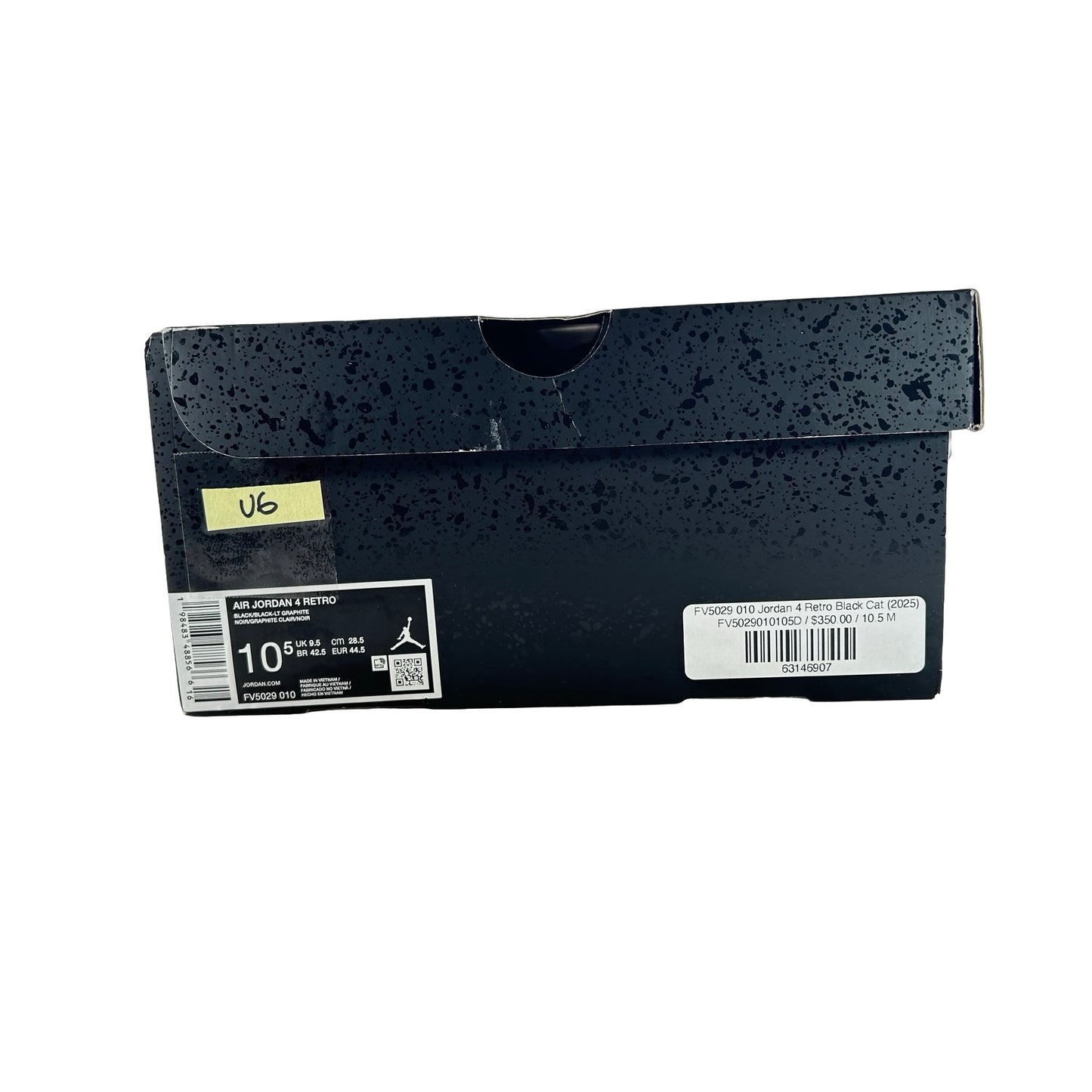 FV5029 010 Jordan 4 Retro Black Cat (2025) [USED] - 10.5 M (Used6)