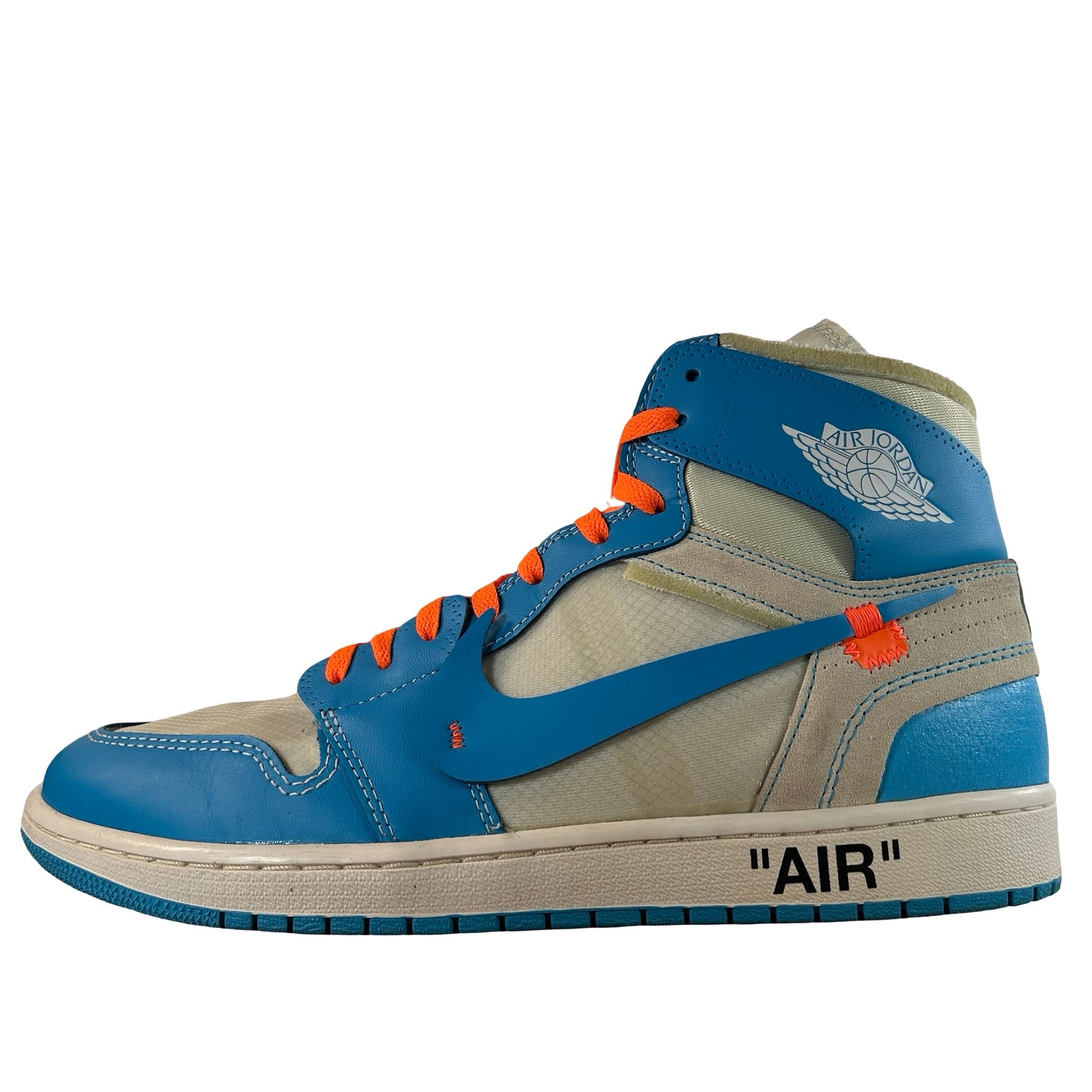 AQ0818 148 Jordan 1 Retro Alto Blanco roto UNC