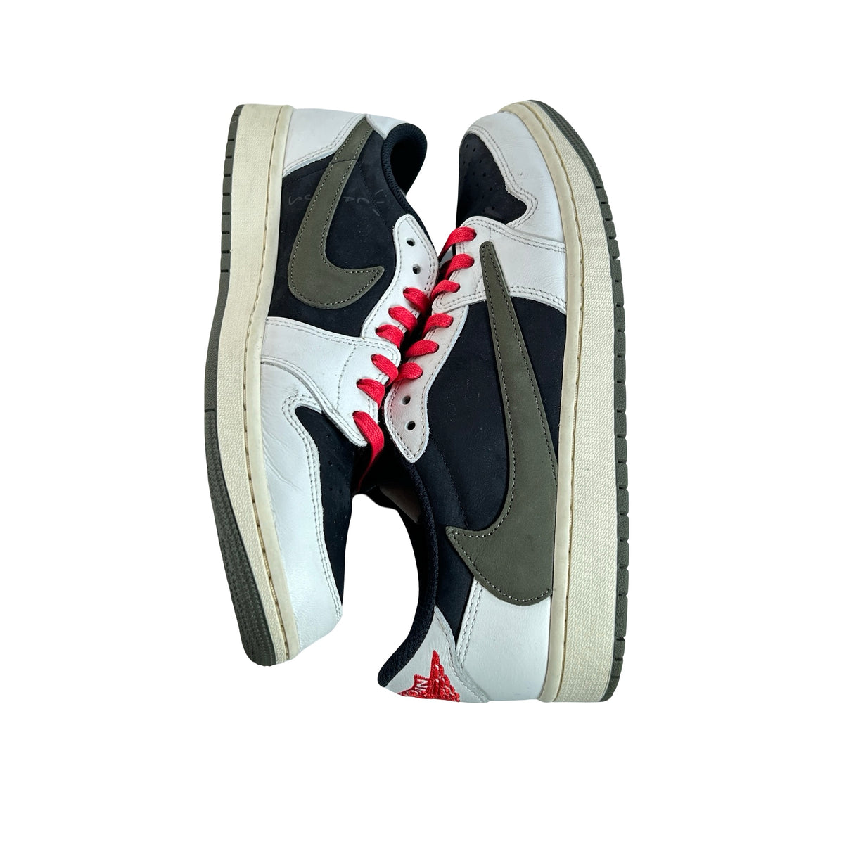 DZ4137 106 Jordan 1 Retro Low OG SP Travis Scott Olive (W) [USED] - 11 W (Used7)