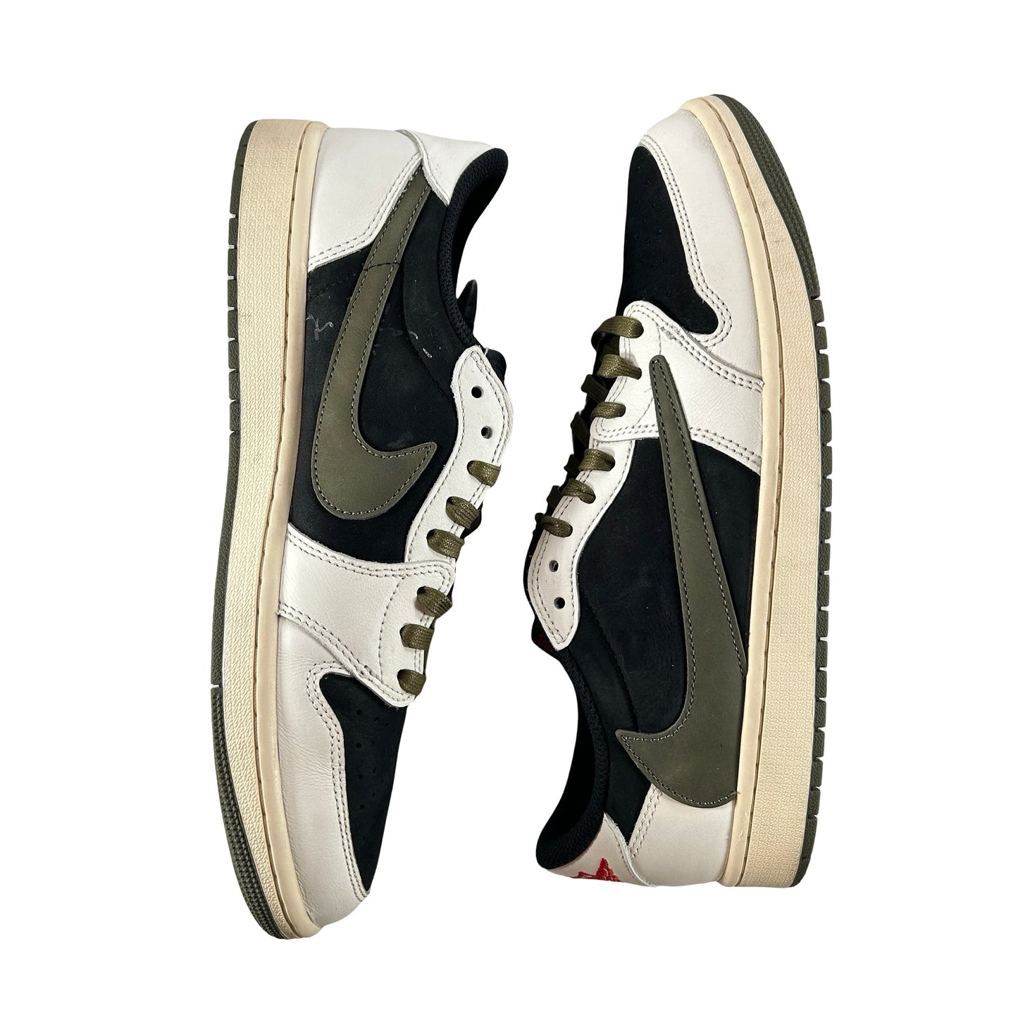 DZ4137 106 Jordan 1 Retro Low OG SP Travis Scott Olive (W) [USED] - 12 W (Used2)
