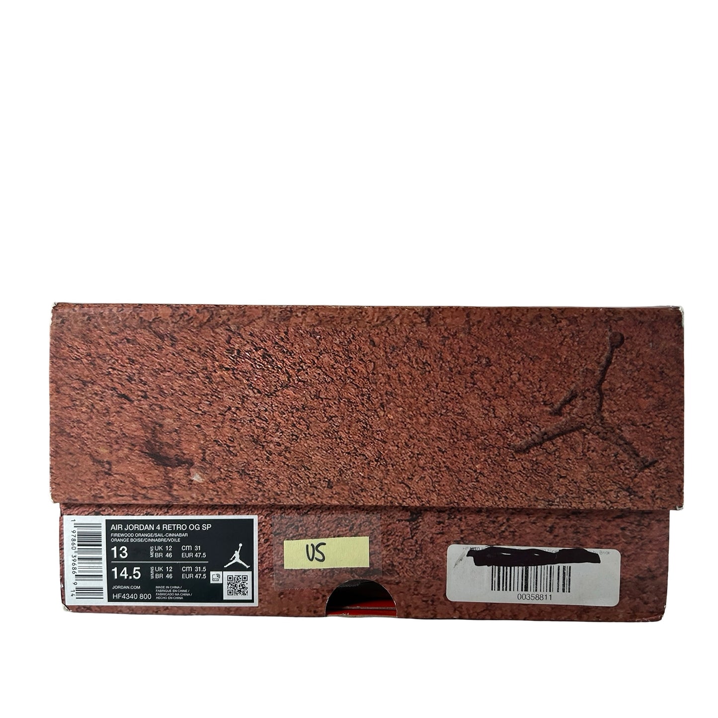 HF4340 800 Air Jordan 4 Retro OG SP Nigel Sylvester Brick by Brick [USED] - 13 (Used5)
