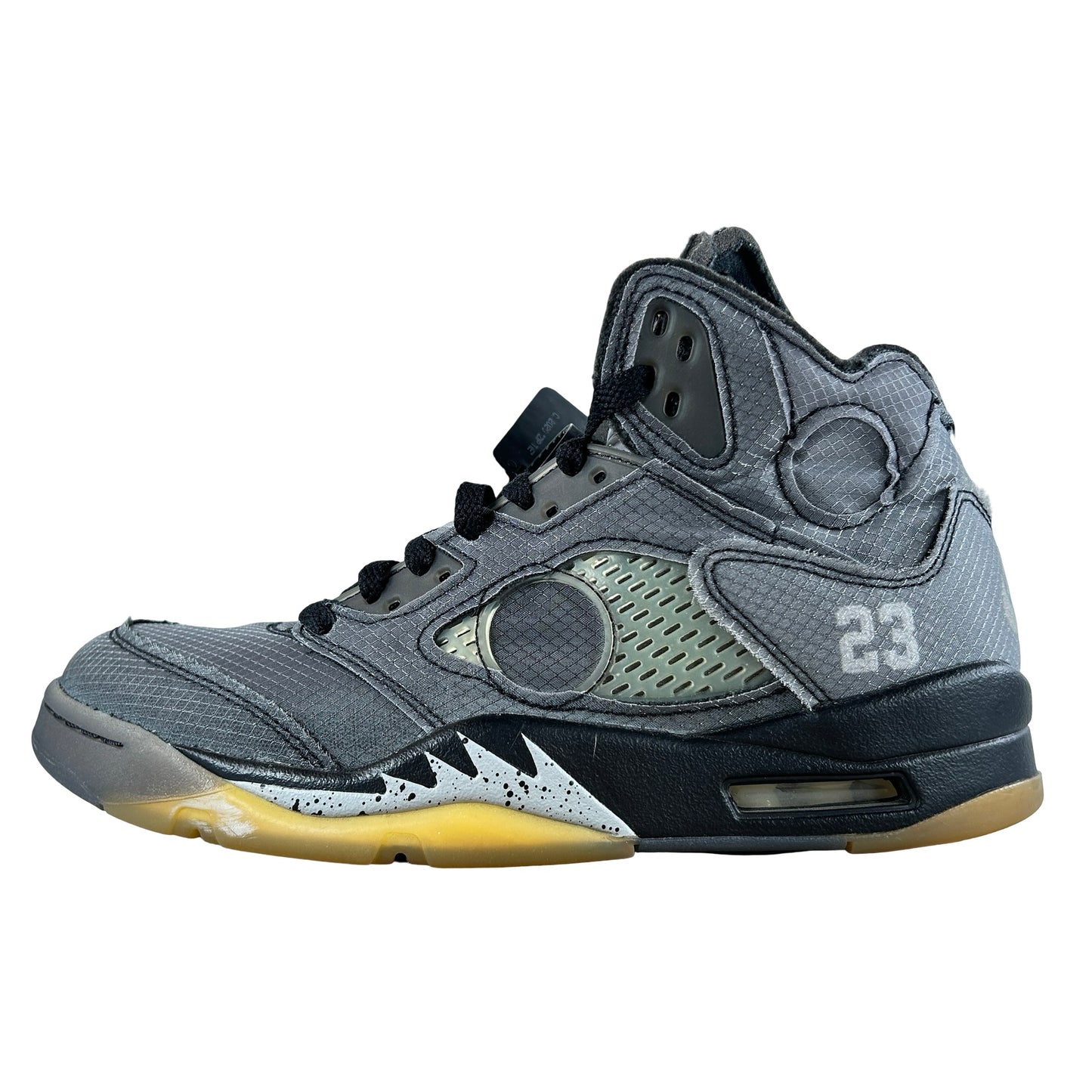 CT8480 001 Jordan 5 Off-White Black [USED] - 8 M (Used9)