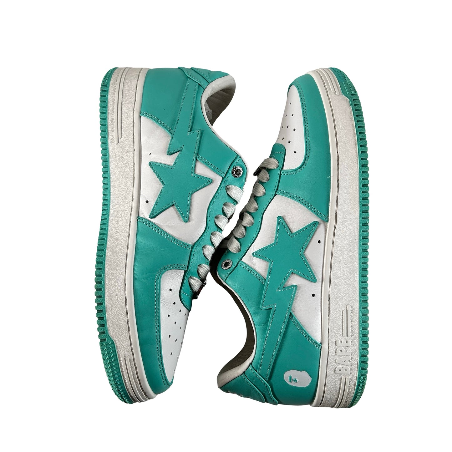 1I70 291 006 A Bathing Ape Bape Sta White Green (2022) [USED] - 10 M (Used)