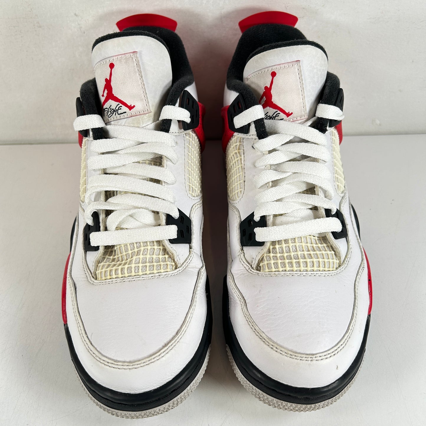 408452 161 Jordan 4 Retro Red Cement (GS) [USED] - 7 Y (Used) (No Box)