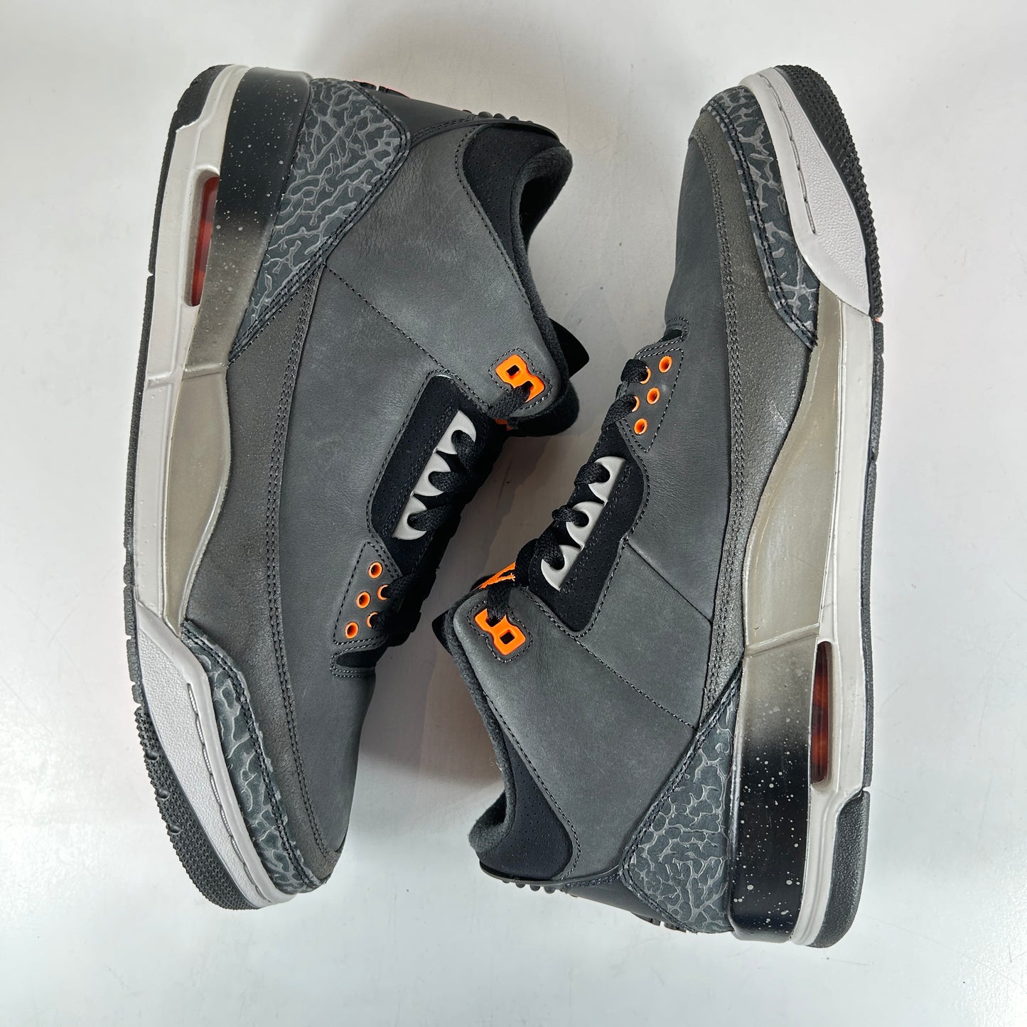 CT8532 080 Jordan 3 Retro Fear Pack (2023) [USED] - 12 M (Used) (No Box)