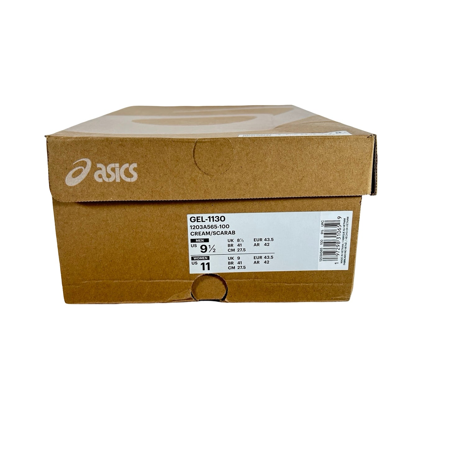 1203A565 100 ASICS Gel-1130 Kith Cream Scarab [USED] - 9.5 M (Used)
