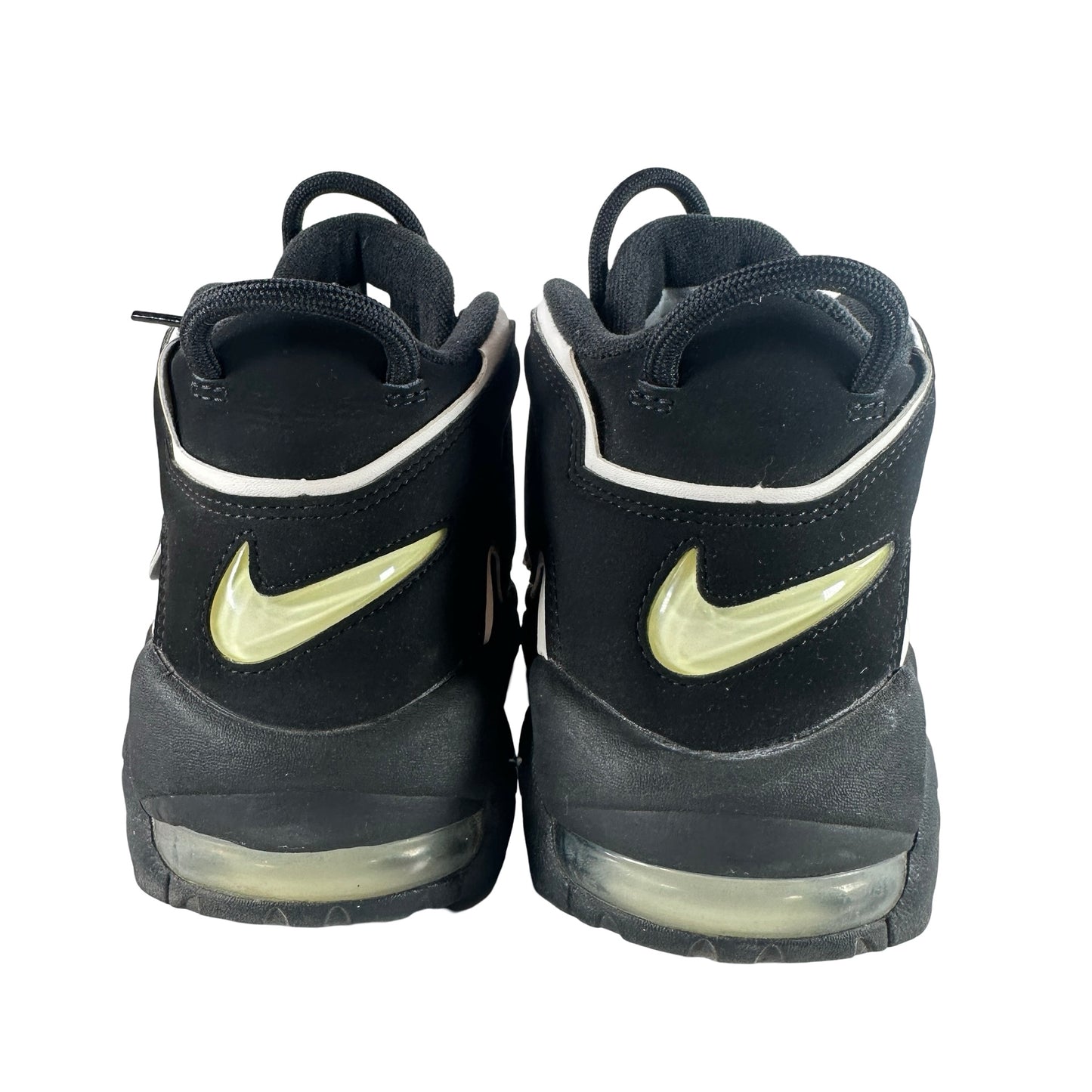 414962 002 Nike Air More Uptempo Black White {USED] - 7.5 M (Used2)