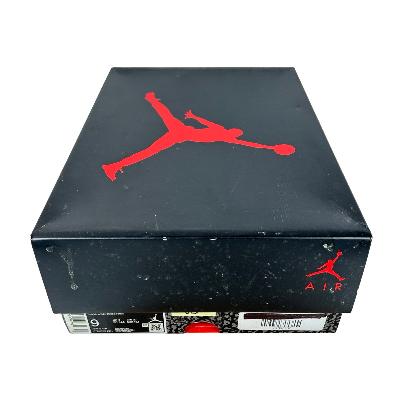 CT8532 001 Jordan 3 Retro Black Cat (2025) [USED] - 9 M (Used13)