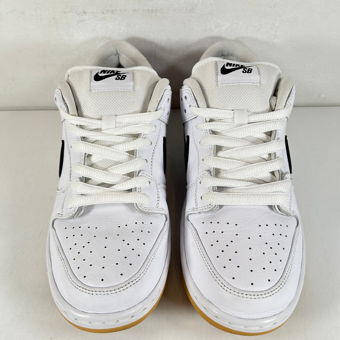 CD2563 101 Nike SB Dunk Low Pro White Gum [USED] - 9.5 M (Used)