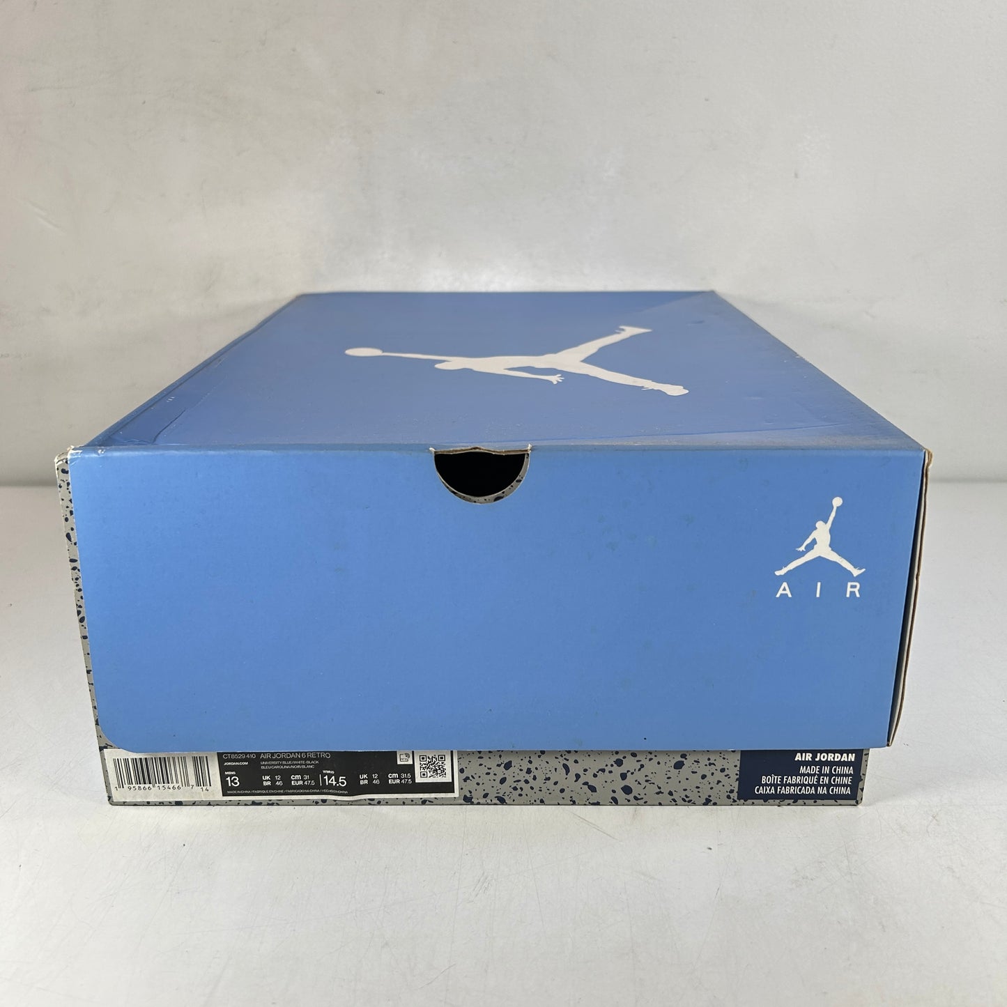 CT8529 410 Jordan 6 Retro UNC White [USED] - 13 M (Used)