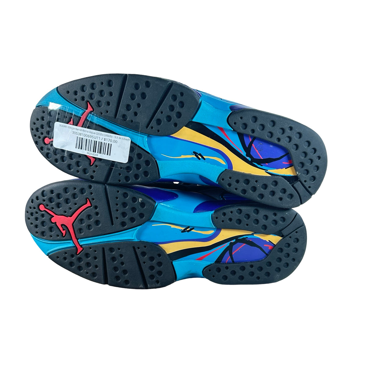 305381 006 Jordan 8 Retro Aqua (2025) [USED] - 9.5 M (Used11)