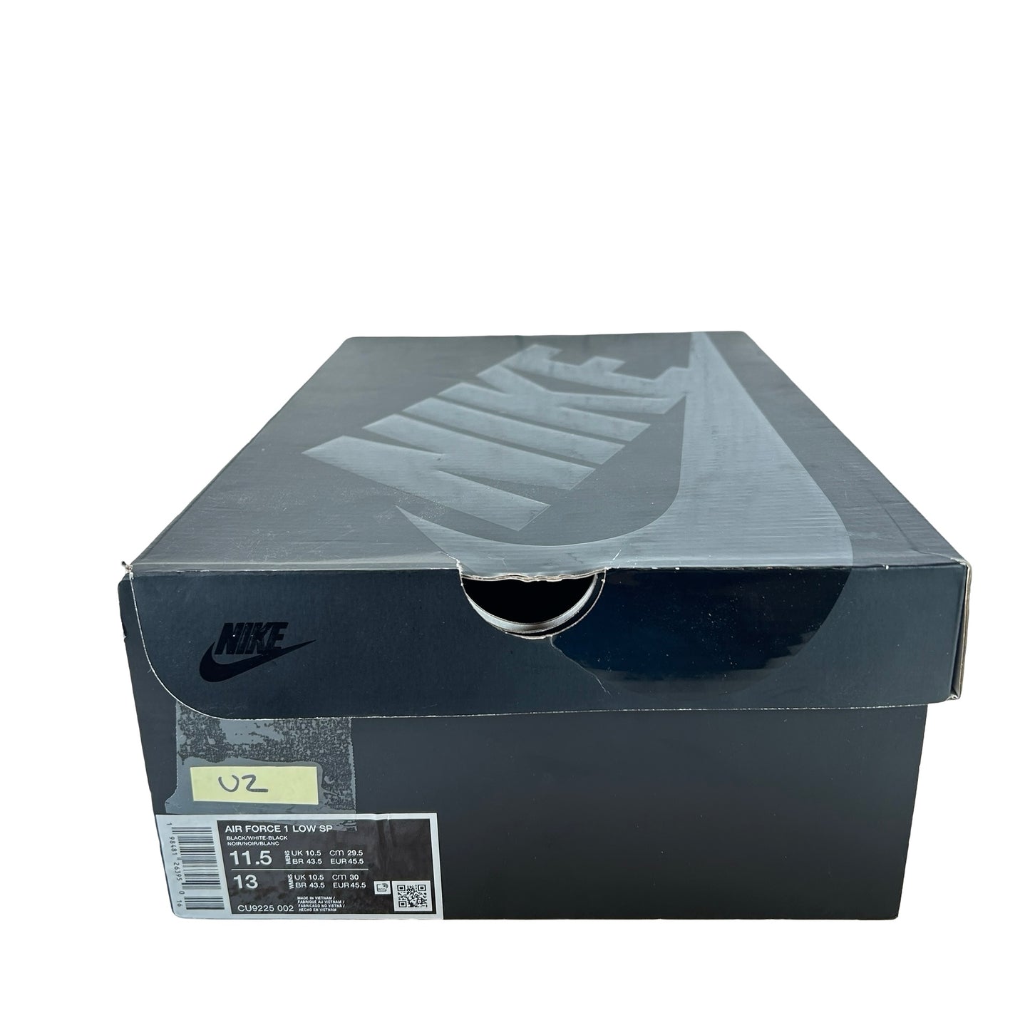 CU9225 002 Nike Air Force 1 Low Supreme Black White [USED] - 11.5 M (Used2)