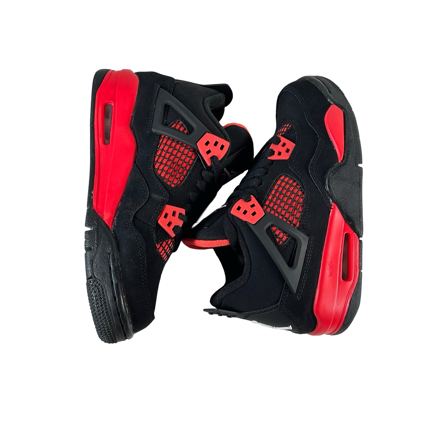 408452 016 Jordan 4 Retro Red Thunder (GS) [CONDITIONAL] - 4 Y (Glue stains)
