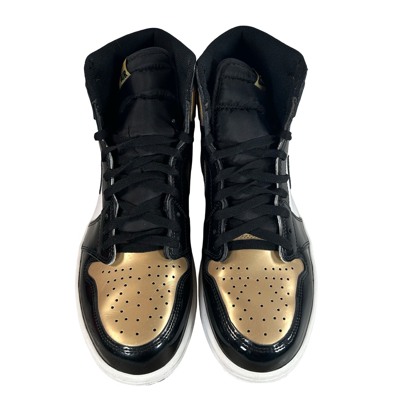 861428 007 Jordan 1 Retro High NRG Patent Gold Toe [USED] - 12 M (Used4)