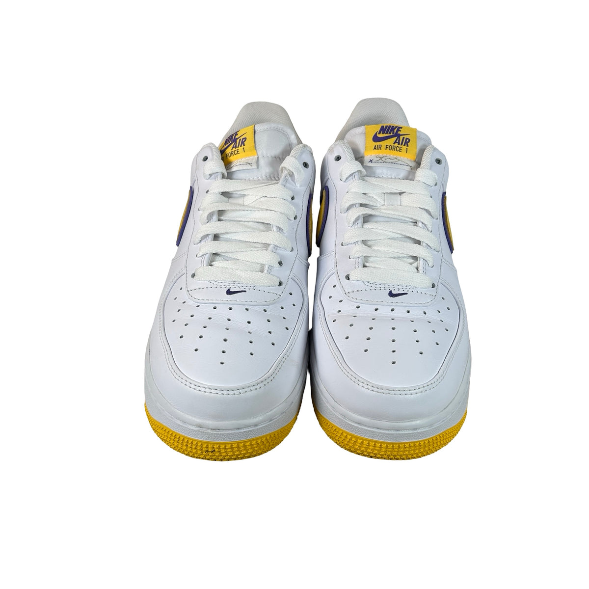 FZ1151 100 Nike Air Force 1 Low Retro QS Kobe Bryant Lakers Home [USED] - 9.5 M (Used3)