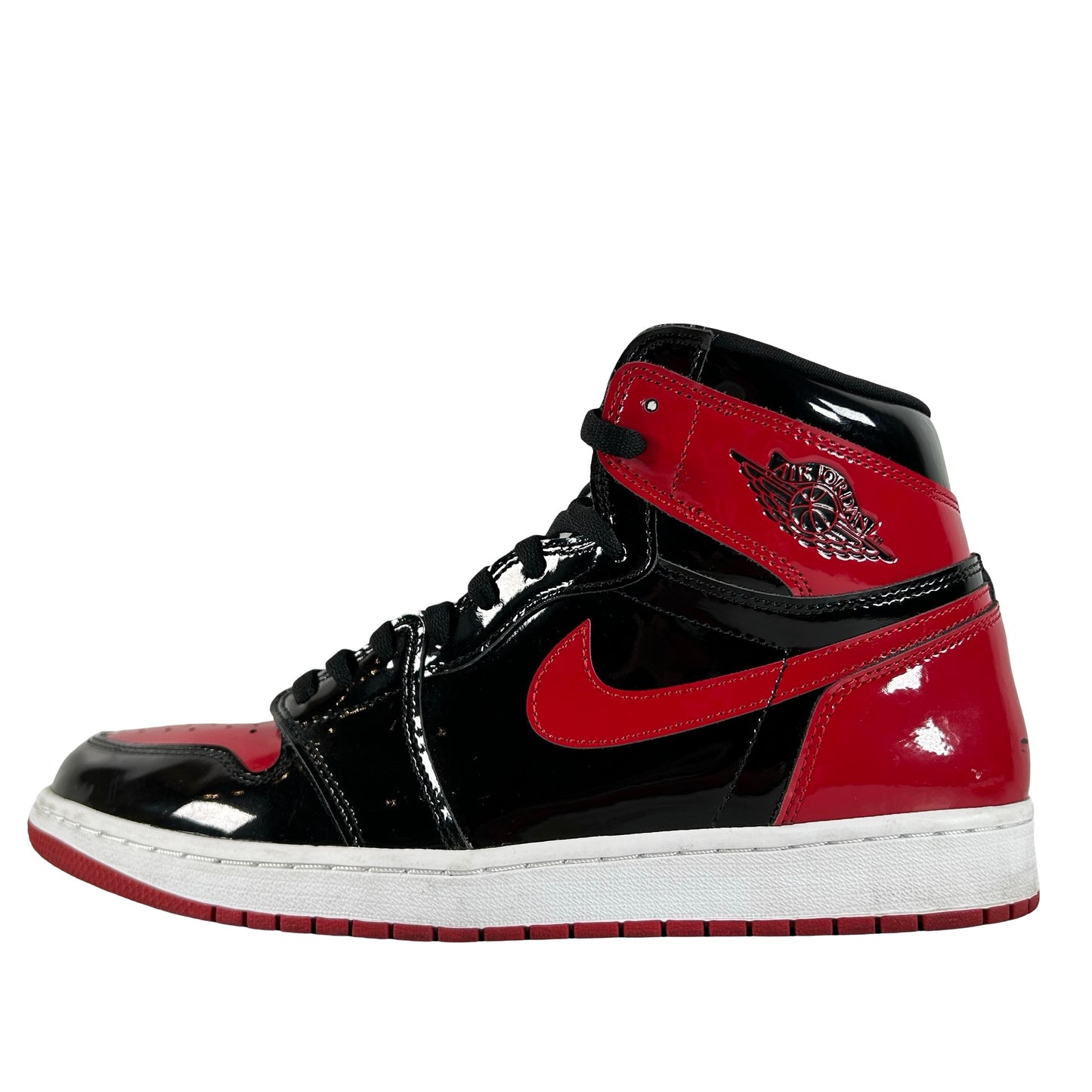 555088 063 Jordan 1 Retro High OG Patent Bred [USED] - 12 M (Used4) (No Box4)