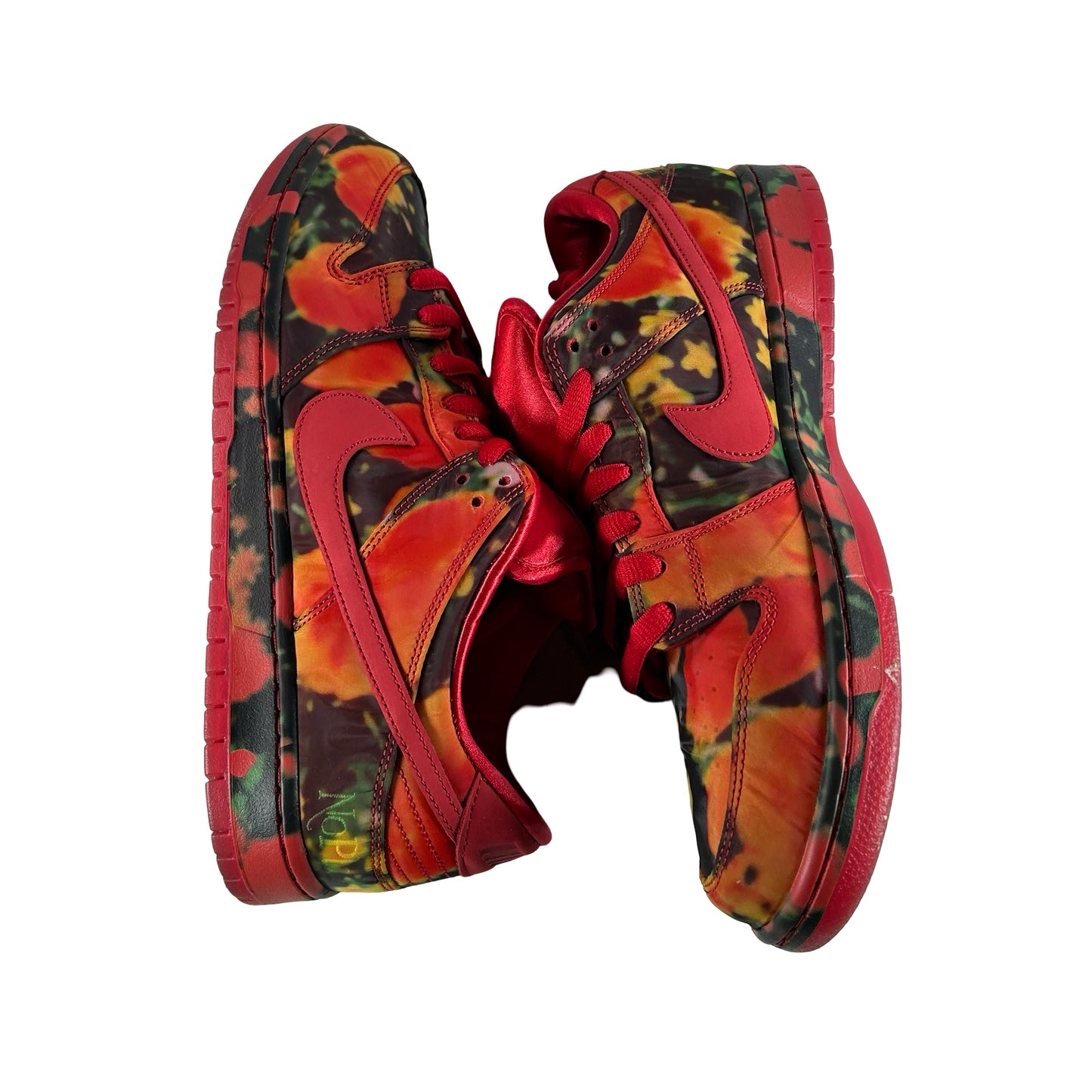 FZ1291 600 Nike SB Dunk Low The Wizard of Oz Poppy Field [USED] - 12 M (Used3)