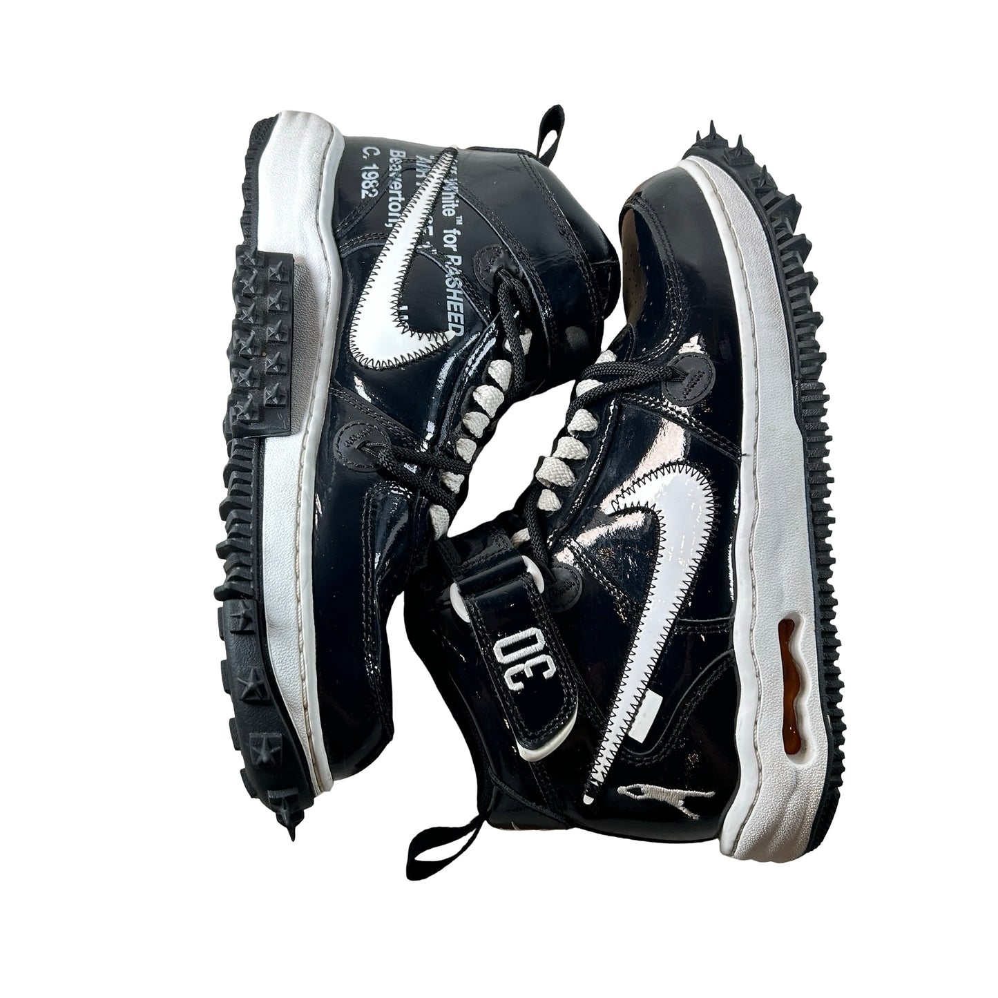 DR0500 001 Nike Air Force 1 Mid SP Off-White Sheed [USED] - 8.5 M (Used)