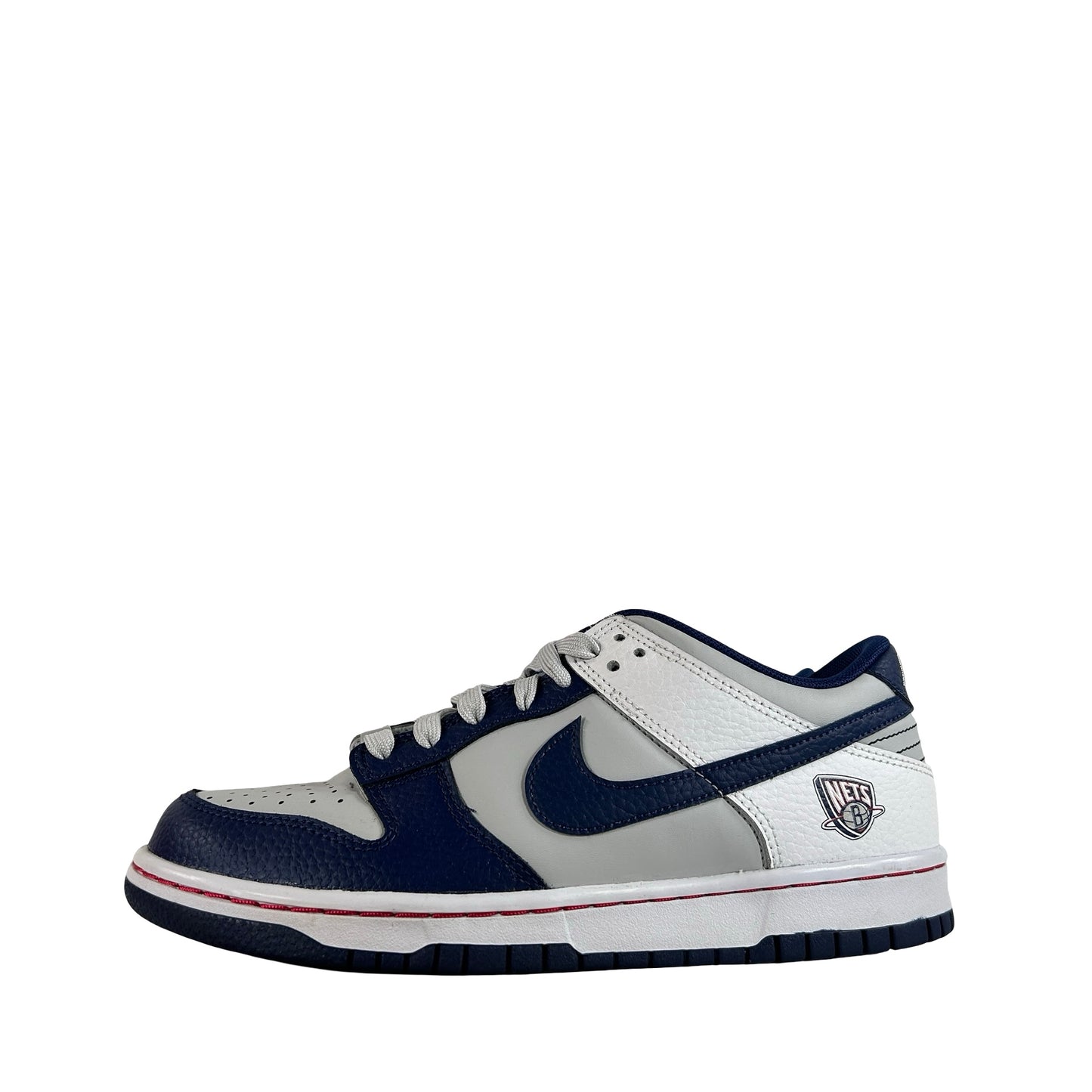 DO6288 001 Nike Dunk Low EMB NBA 75th Anniversary Brooklyn Nets (GS) [USED] - 6 Y (Used)