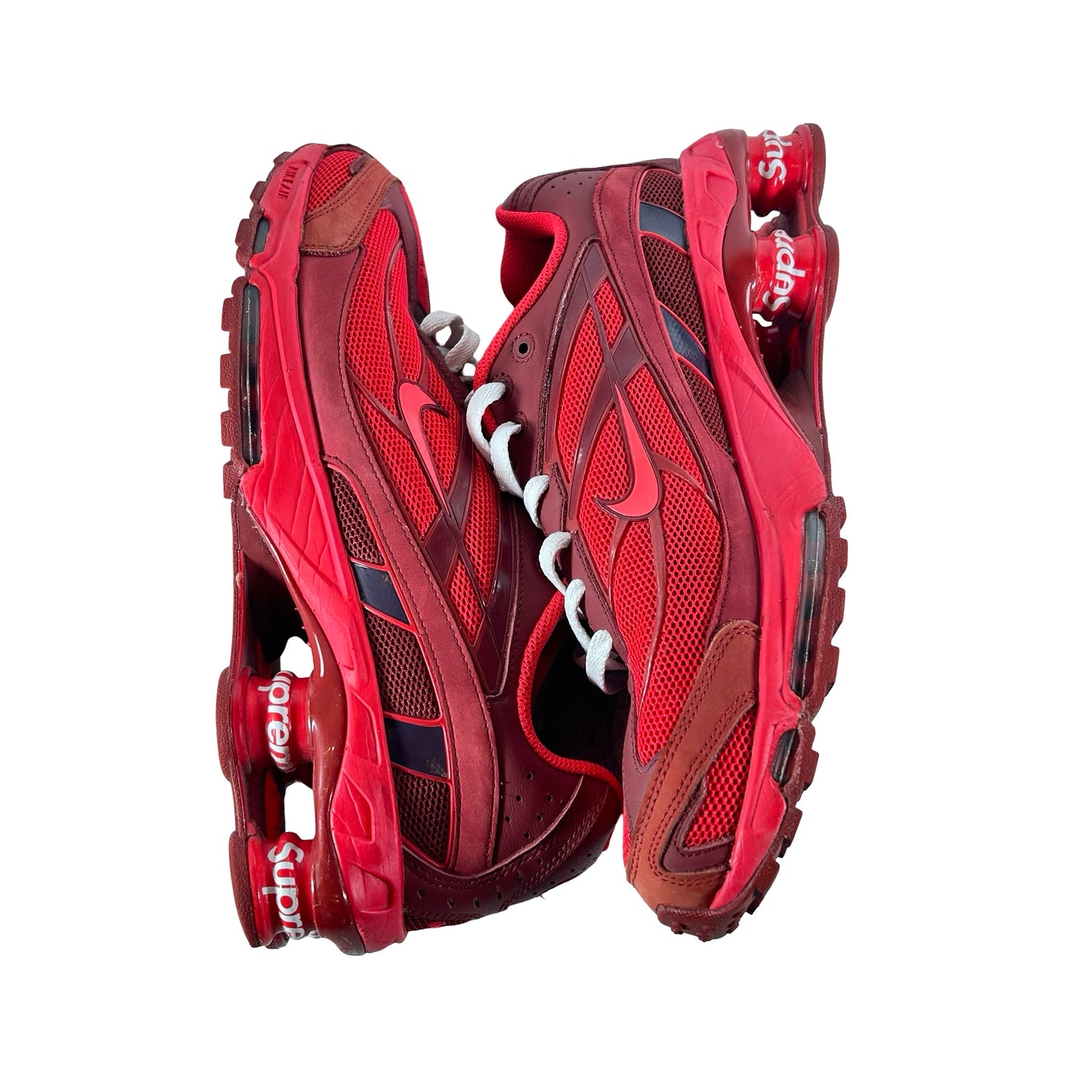 DN1615 600 Nike Shox Ride 2 SP Supreme Red [USED] - 10.5 M (Used) (No Box)