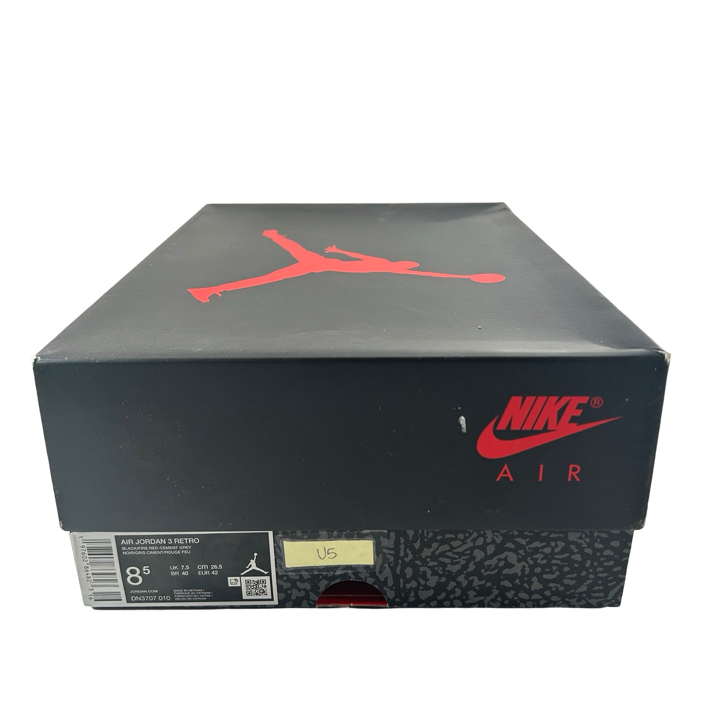 DN3707 010 Jordan 3 Retro Black Cement Reimagined (2024) [USED] - 8.5 M (Used5)