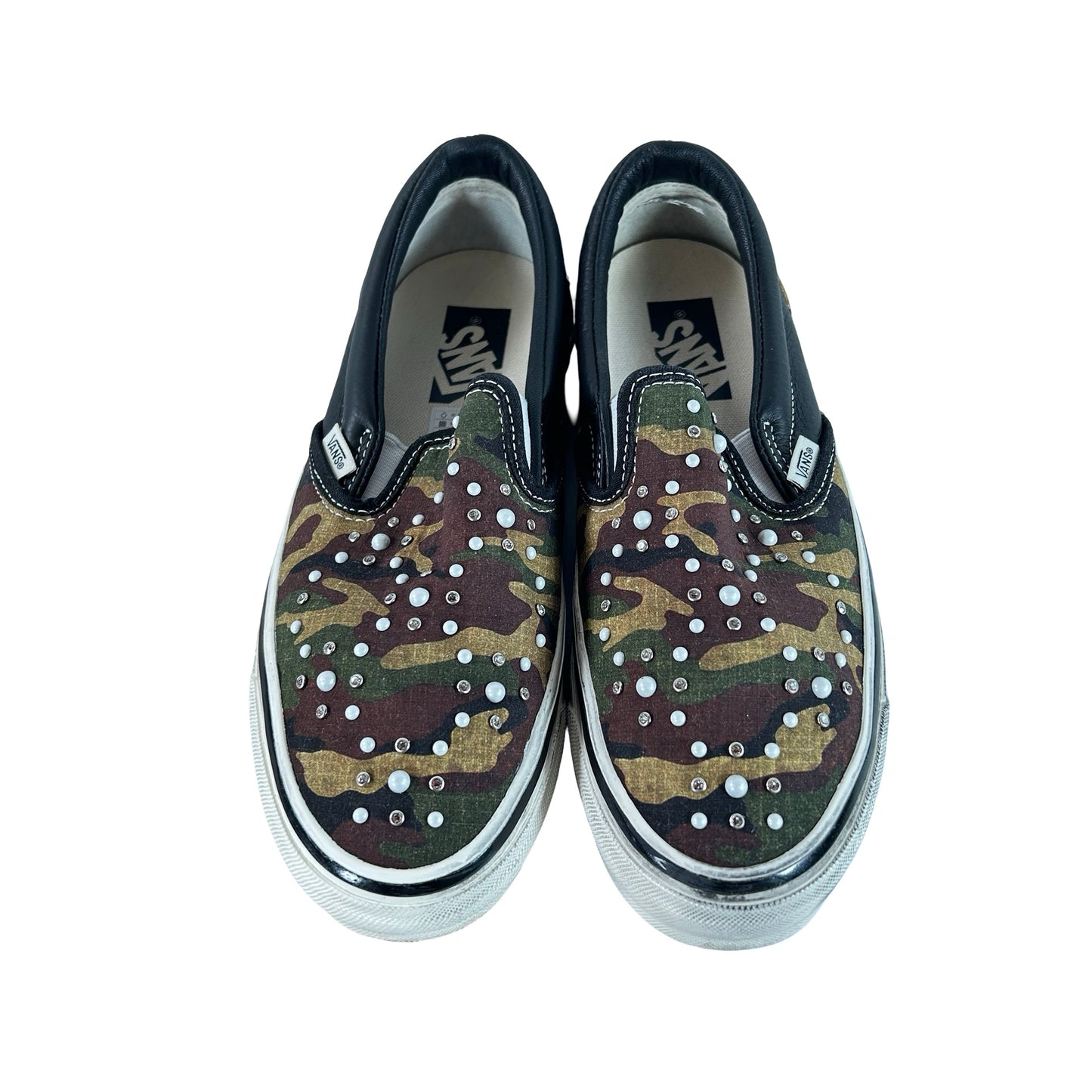VN000D9PCAK Vans LX Classic Slip-On 98 Pearlized Pack Camo Black [USED] - 8 M (Used)