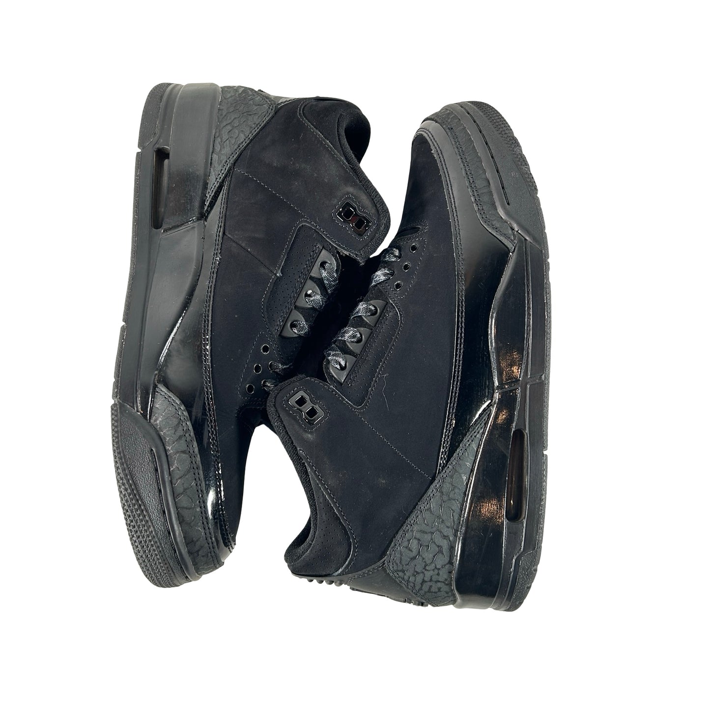 CT8532 001 Jordan 3 Retro Black Cat (2025) [USED] - 9 M (Used) (No Box) (No Insoles)