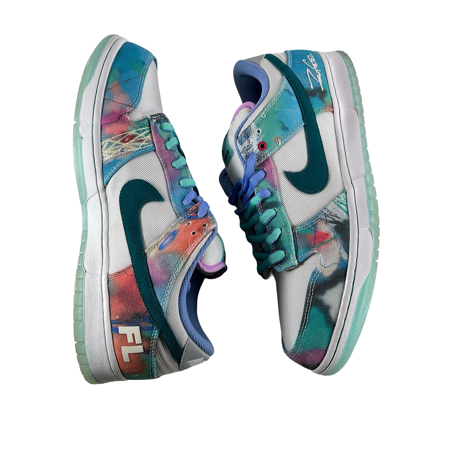 HF6061 400 Nike SB Dunk Low Futura Laboratories Bleached Aqua [USED] - 13 M (Used2)