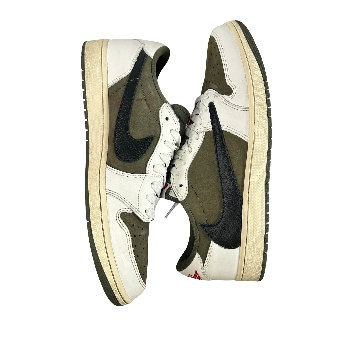 DM7866 200 Jordan 1 Retro Low OG SP Travis Scott Medium Olive [USED] - 12.5 M (Used)