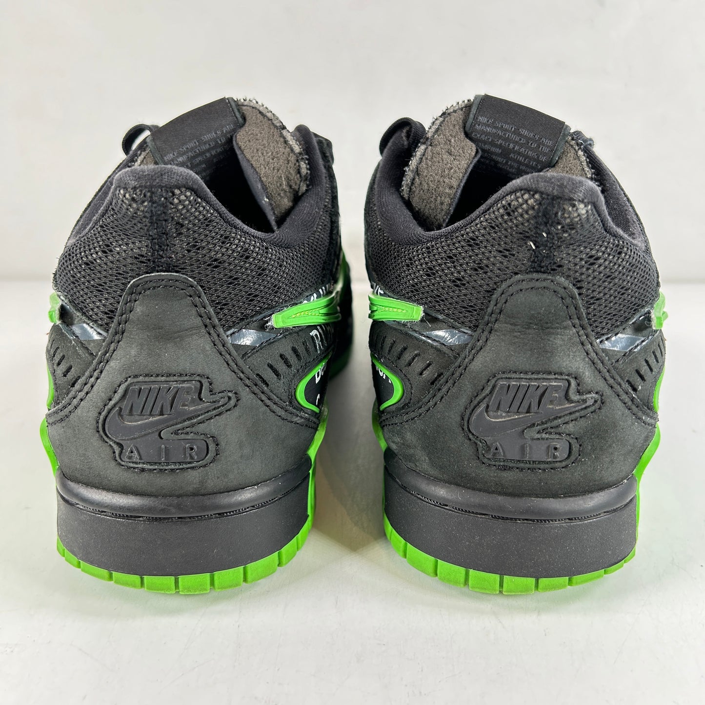 CU6015 001 Nike Air Rubber Dunk Off-White Green Strike [USED] - 11 M (Used)