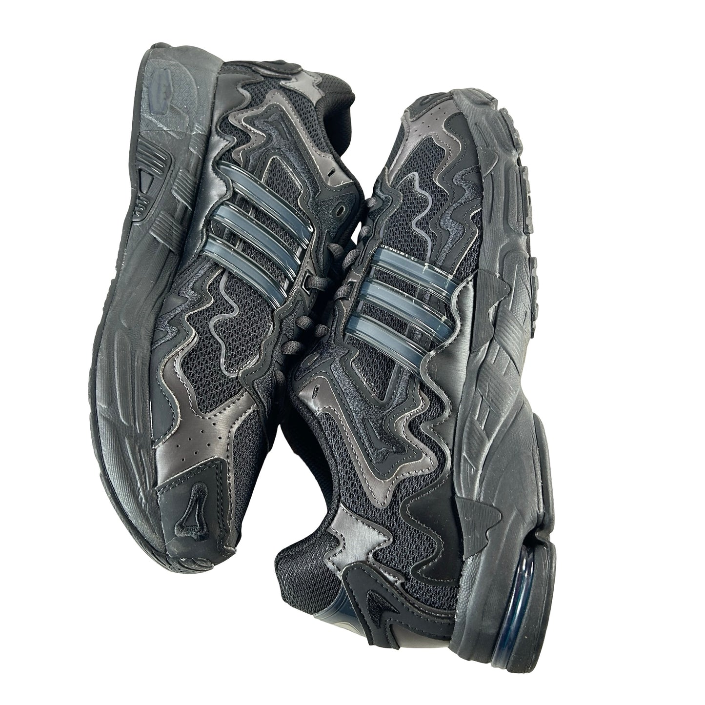 ID0805 adidas Response CL Bad Bunny Triple Black [USED] - 10 M (Used)