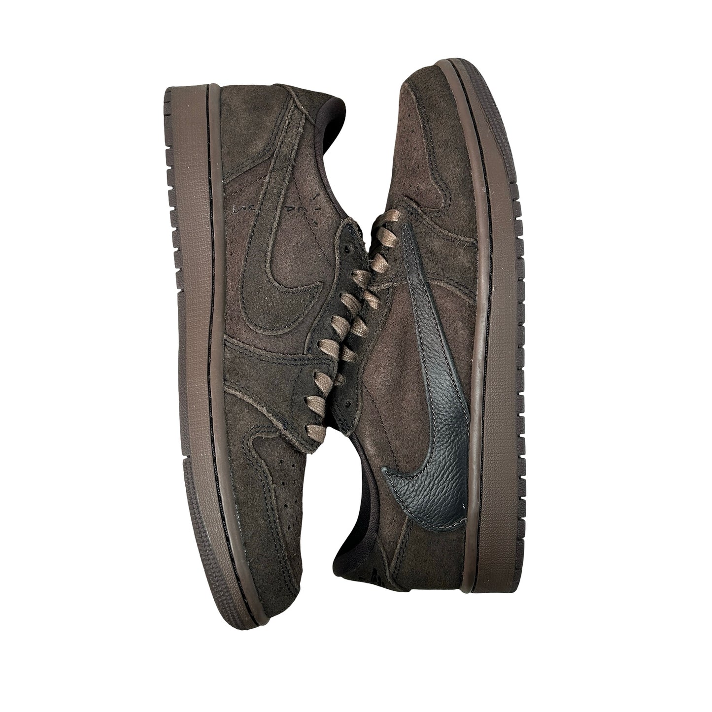DM7866 202 Jordan 1 Retro Low OG SP Travis Scott Velvet Brown [USED] - 9 M (Used6)