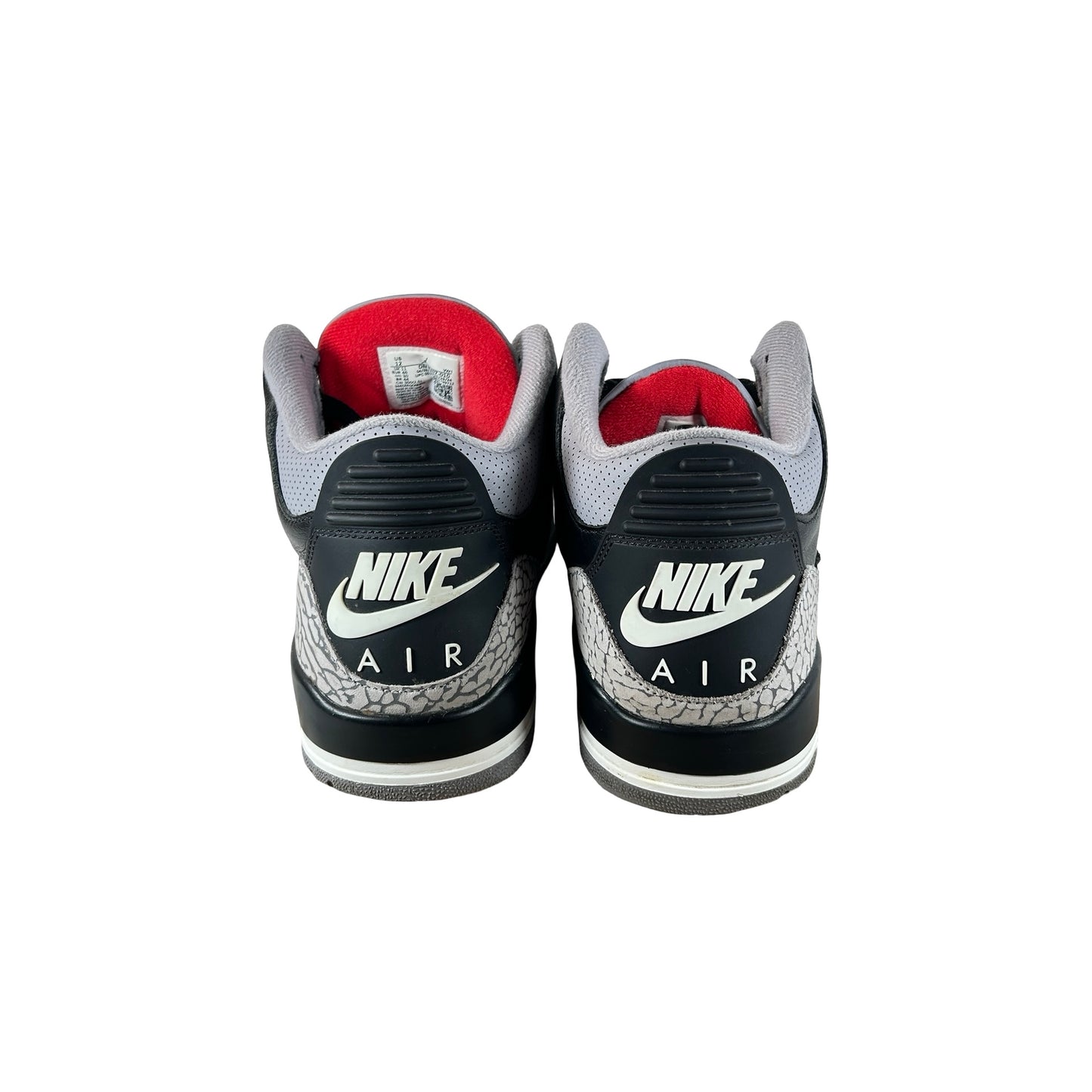 DN3707 010 Jordan 3 Retro Black Cement Reimagined (2024) [USED] - 12 M (Used2) (No Box2)