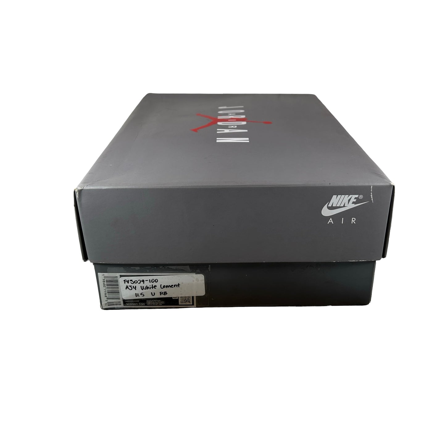 FV5029 100 Jordan 4 Retro White Cement (2025) [USED] - 11.5 M (Used) (Replace Box)
