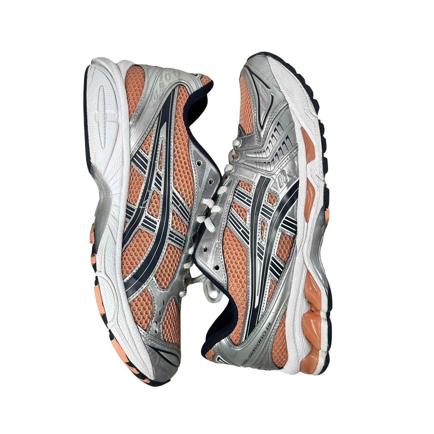 1203A537 201 ASICS Gel-Kayano 14 Sepia Pure Silver [USED] - 9 M (Used)