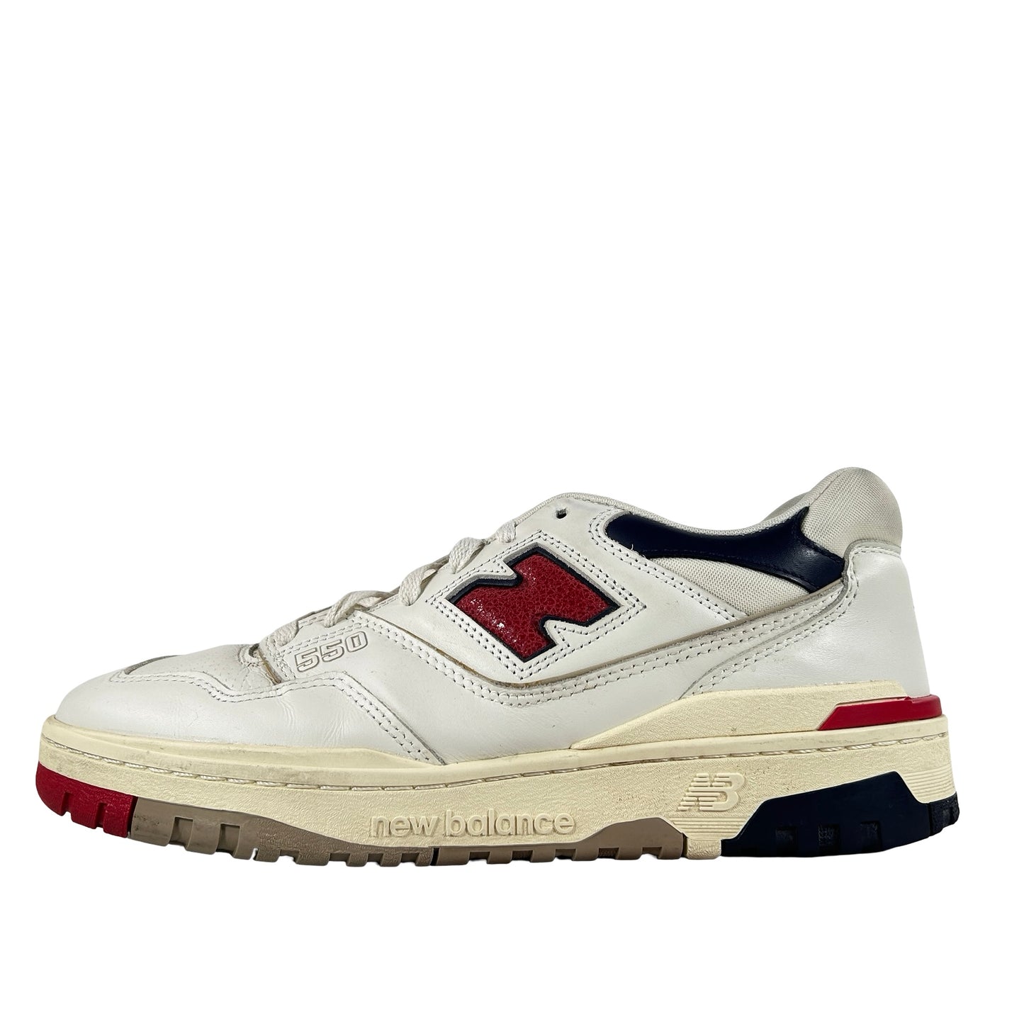 BB550A3 New Balance 550 Aime Leon Dore White Navy Red [USED] - 10.5 M (Used) (No Box)