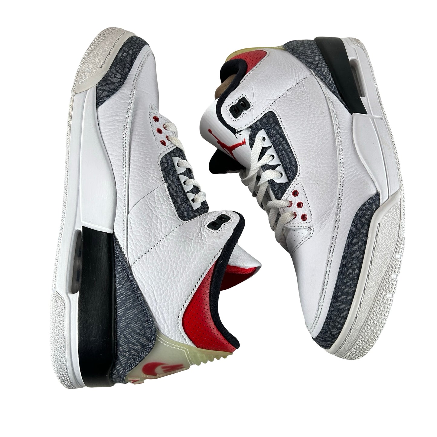 CZ6431 100 Jordan 3 Retro SE Fire Red Denim (2020) [USED] - 12 M (VNDS)