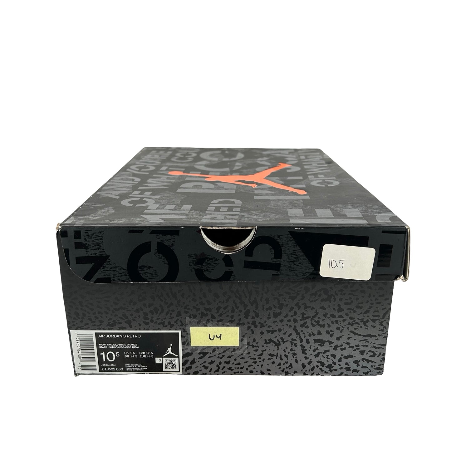 CT8532 080 Jordan 3 Retro Fear Pack (2023) [USED] - 10.5 M (Used4)