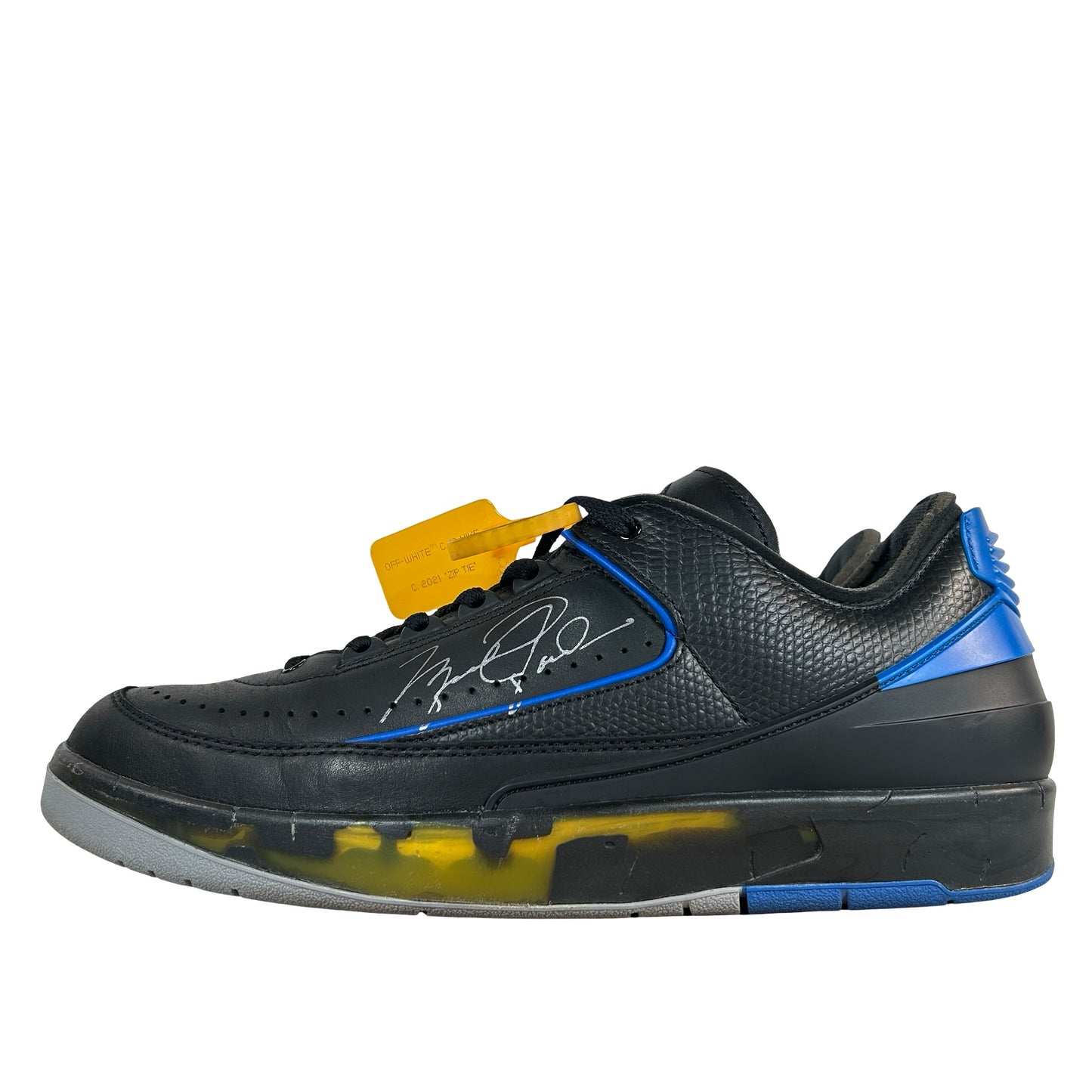 DJ4375 004 Jordan 2 Retro Low SP Off-White Black Blue [USED] - 11 M (Used)