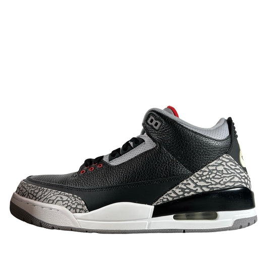 854262 001 Jordan 3 Black Cement 2018 [CONDITIONAL] - 12 M (Heel Tabs Yellowing2) (Replace Box)