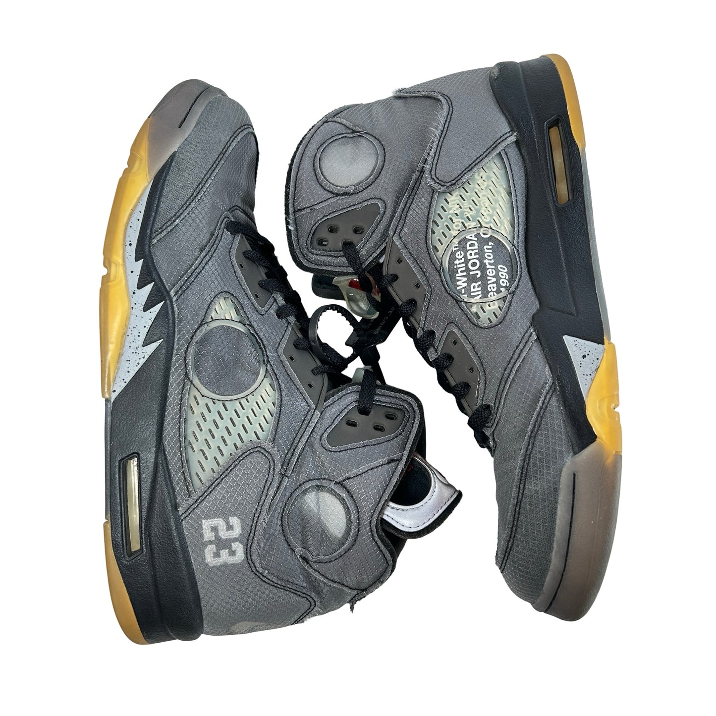 CT8480 001 Jordan 5 Off-White Black [USED] - 13 M (Used2)