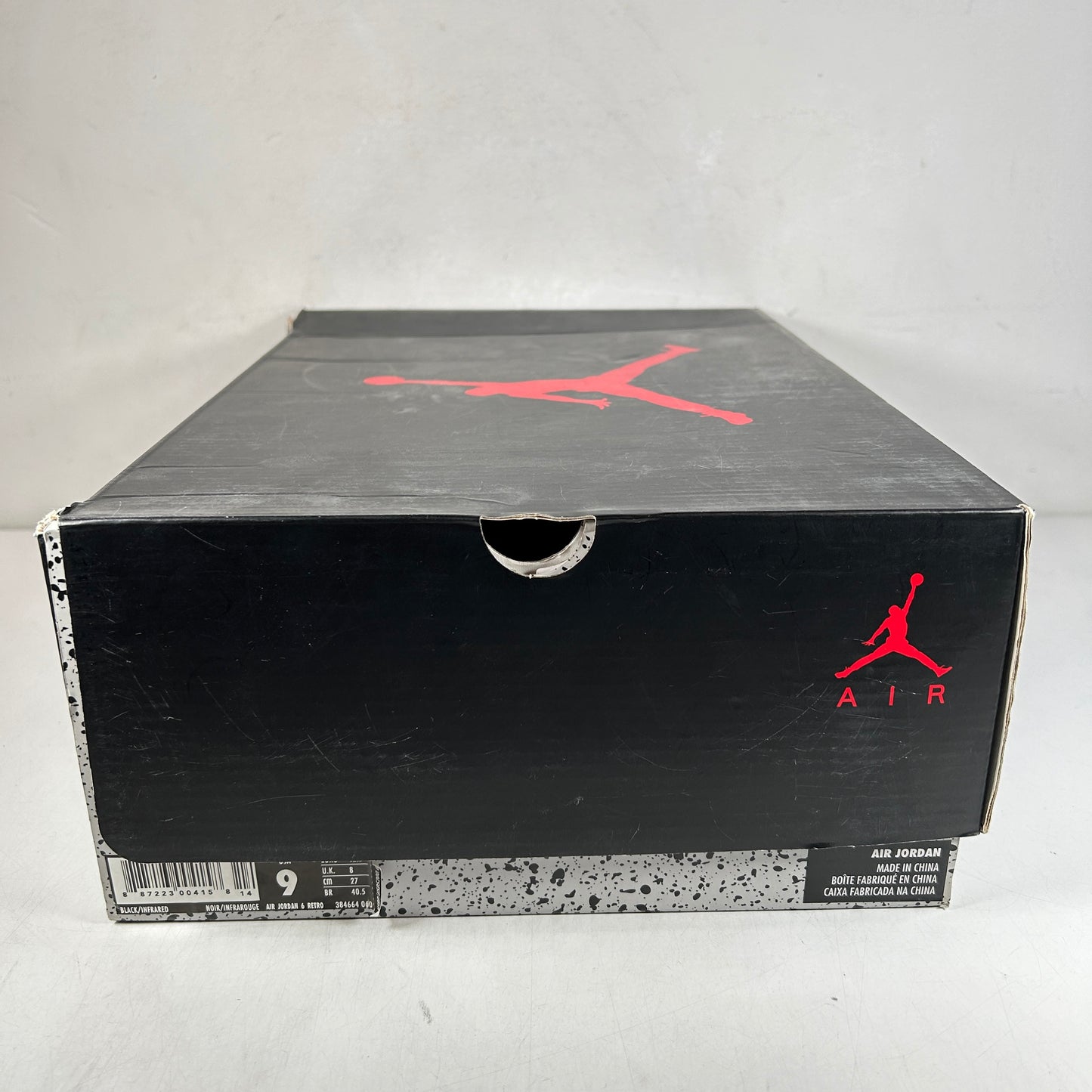 384664 060 Jordan 6 Retro Black Infrared (2019) [USED] - 9 M (Used)