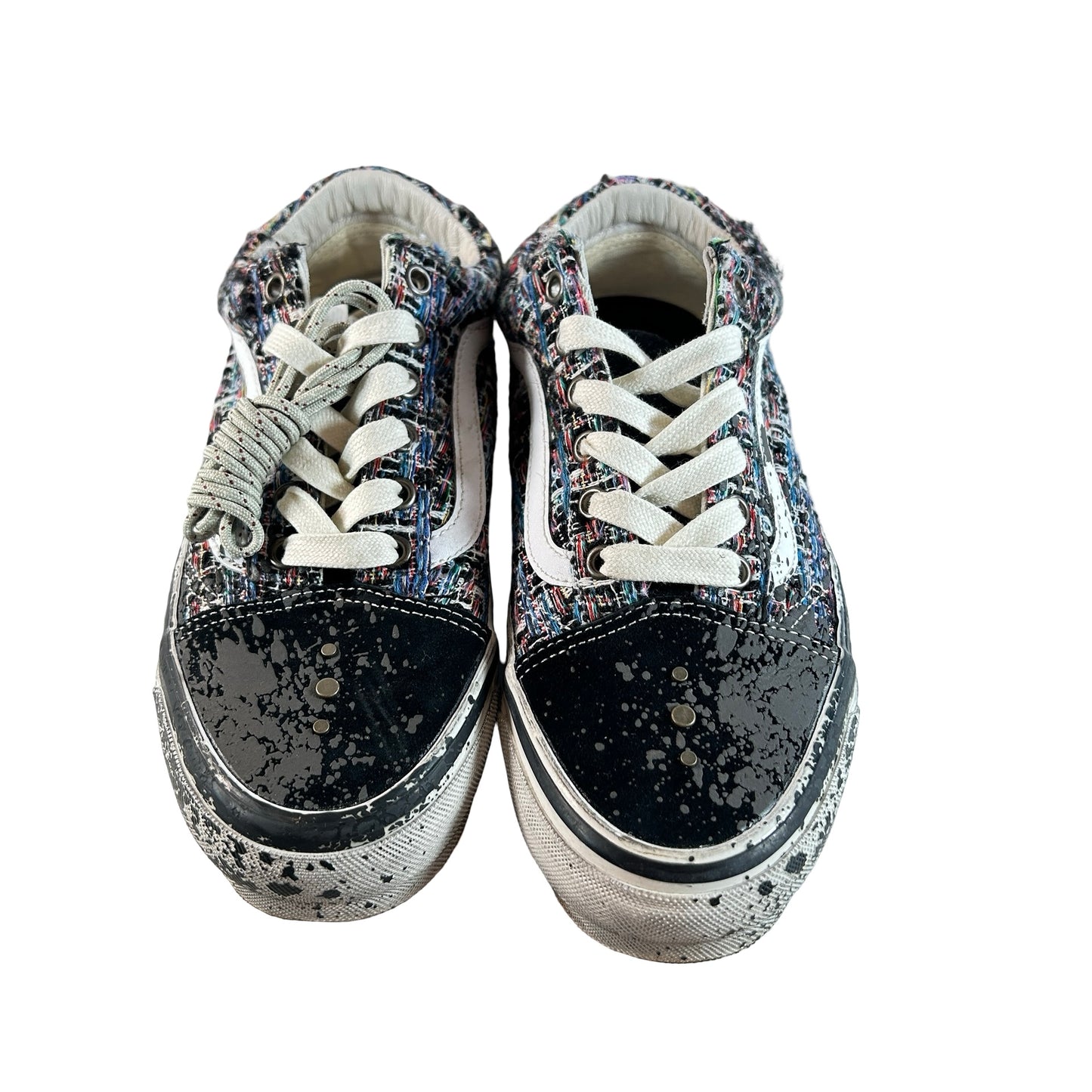 VN000D9VDE2 Vans Premium Old Skool Charms Black Gray [USED] [SAMPLE] - 5.5 M (Used) (No Box)