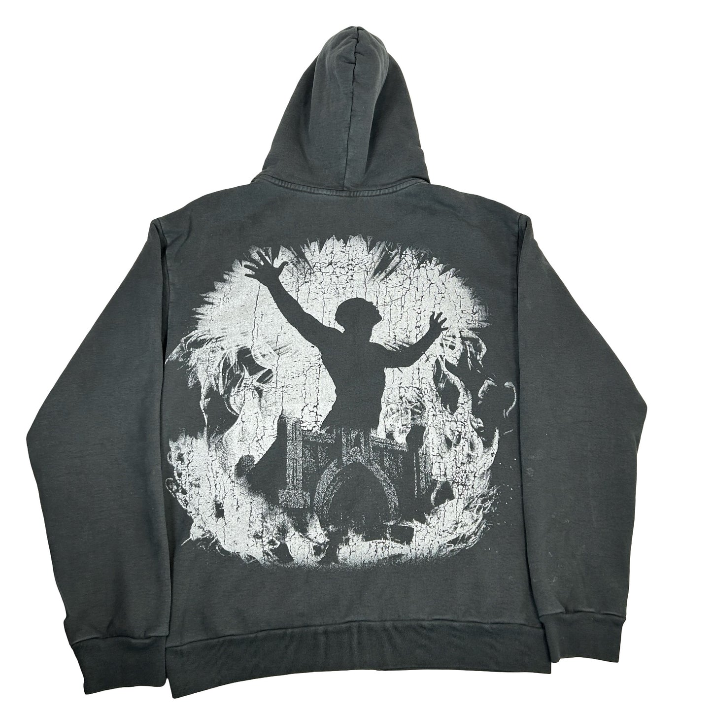 Travis Scott x Cactus Jack Coachella (2025) Conductor Zip Up Hoodie [USED] - L (Used)