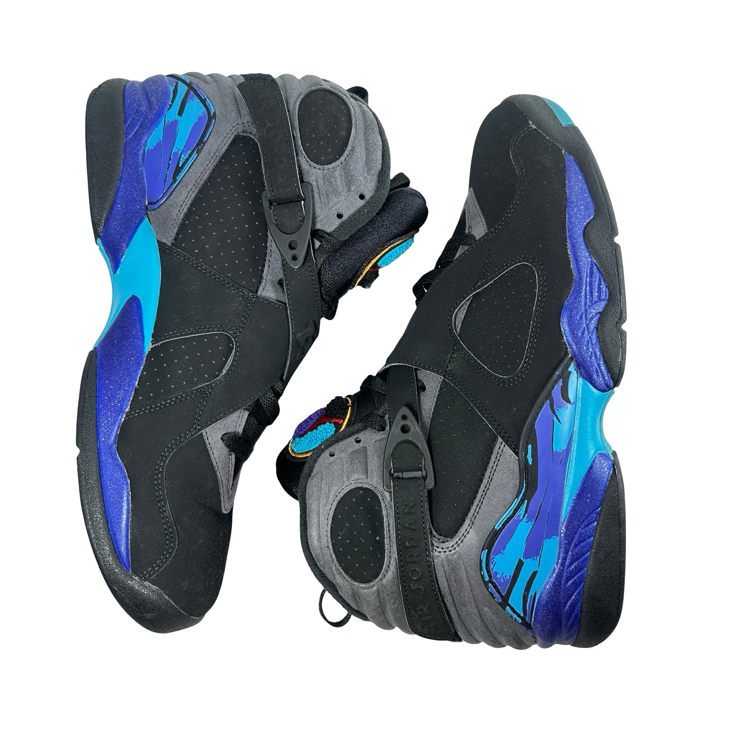 305381 025 Jordan 8 Retro Aqua (2015) [USED] - 12 M (Used) (Replace Box)