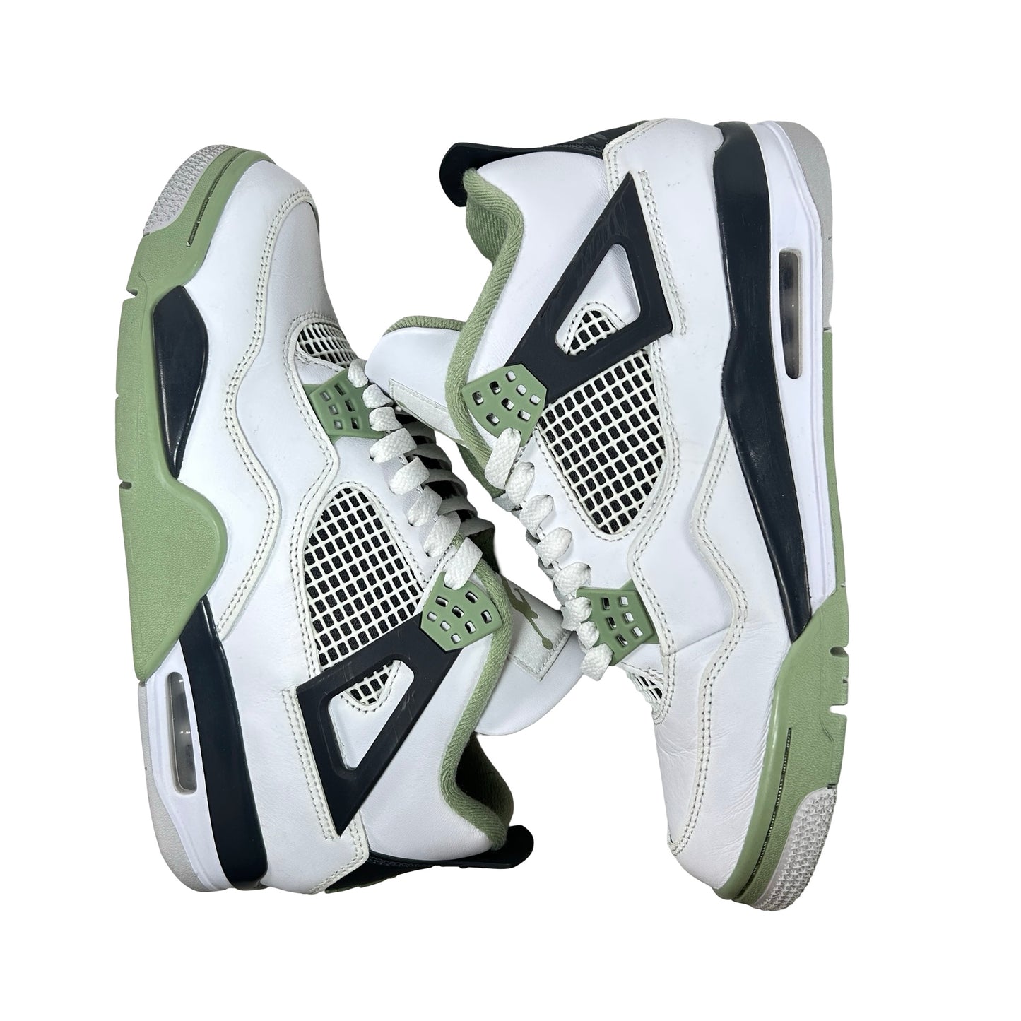 AQ9129 103 Jordan 4 Retro Seafoam (W) [USED] - 10 W (Used) (No Box)