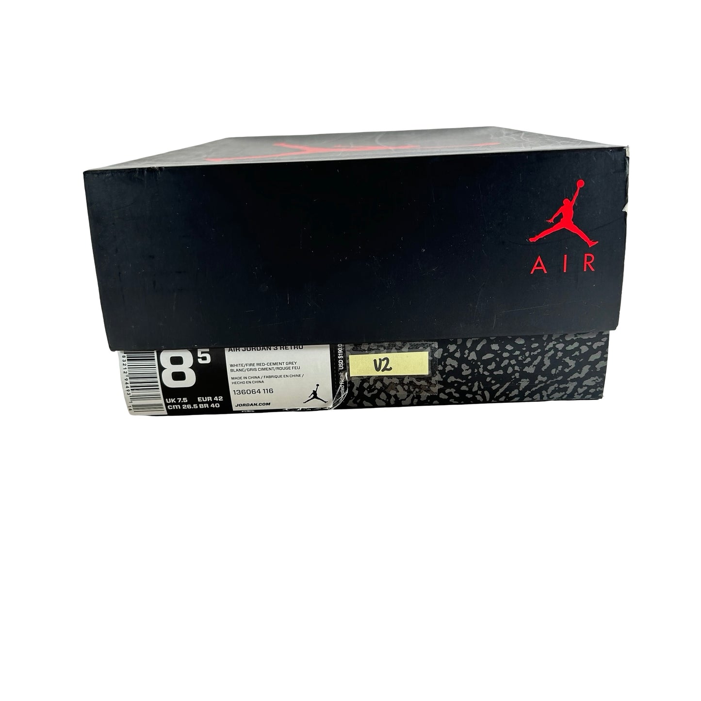 136064 116 Jordan 3 Retro Hall of Fame [USED] - 8.5 M (Used2)