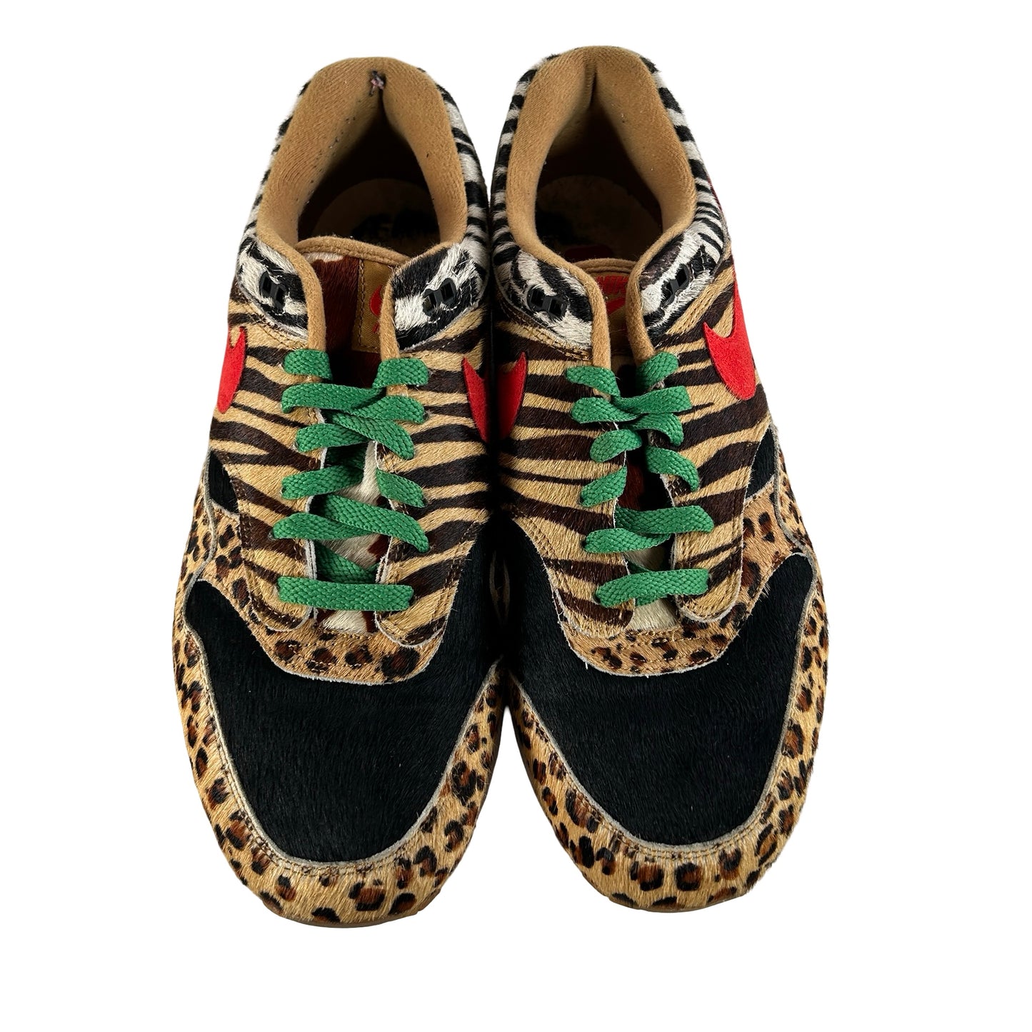 AQ0928 700 Nike Air Max 1 Atmos Animal Pack 2.0 (All Black Box) (2018) [USED] - 12 M (Used) (No Box)
