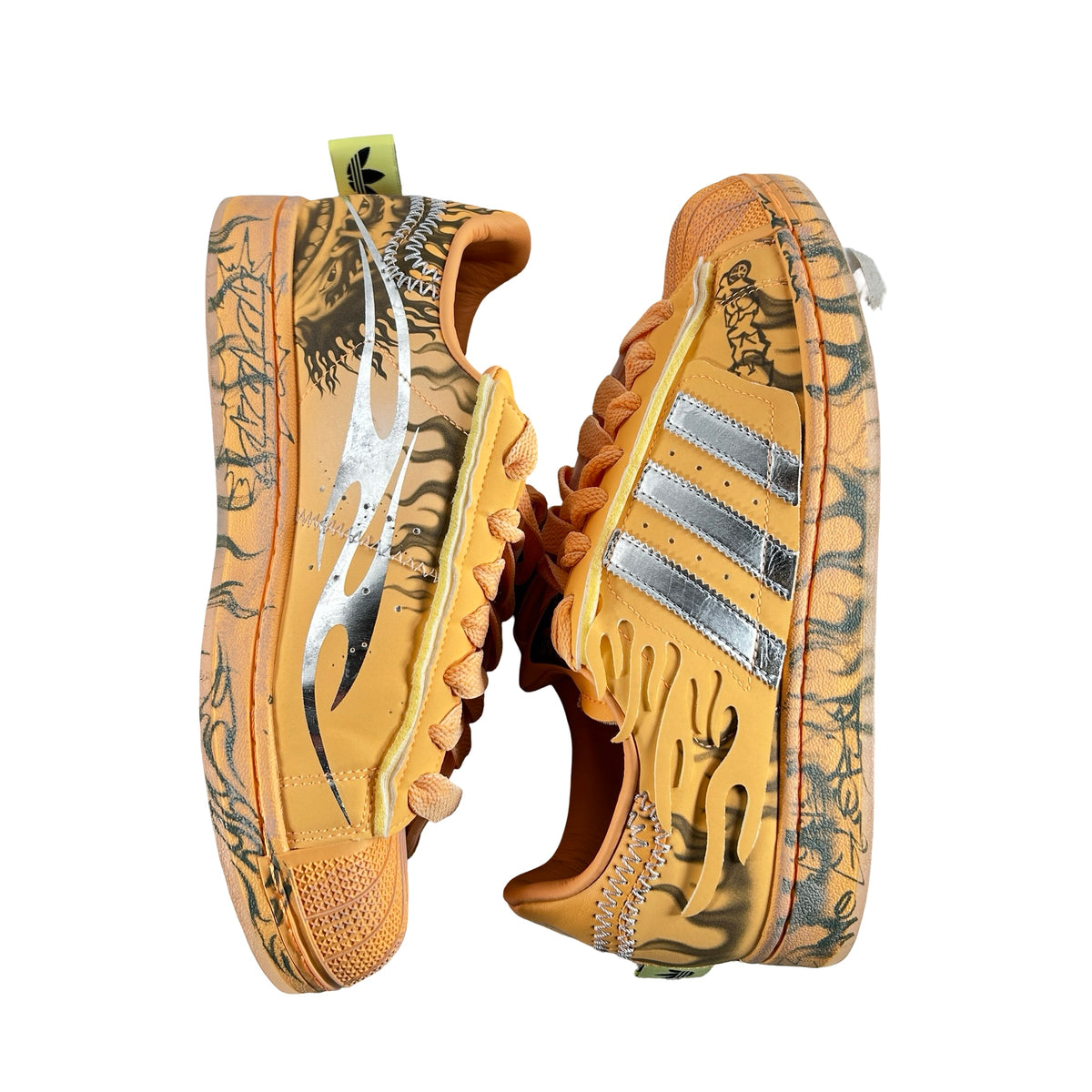 LA1501 adidas Superstar Hellstar Hazy Orange [USED] - 9 M (Used)