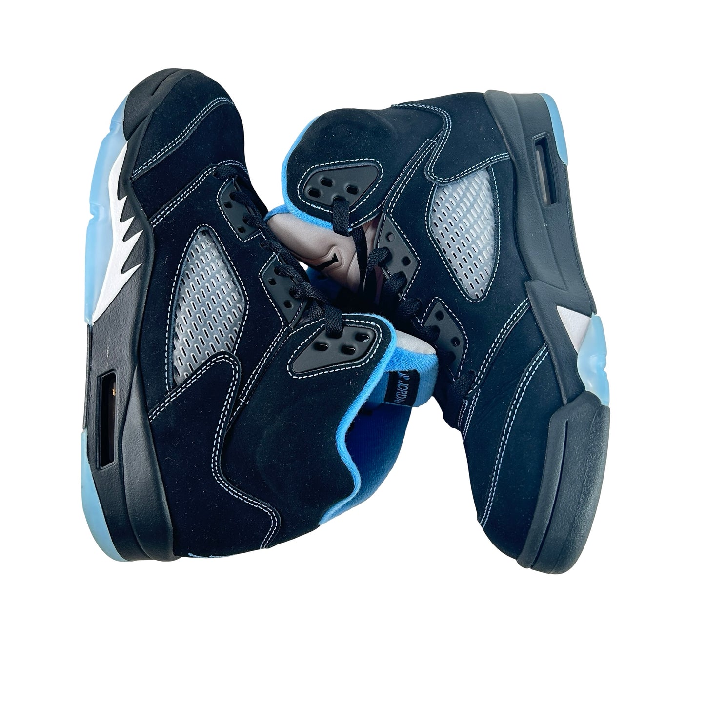 DD0587 008 Jordan 5 Retro Black University Blue (2026) [USED] - 8.5 M (Used2)